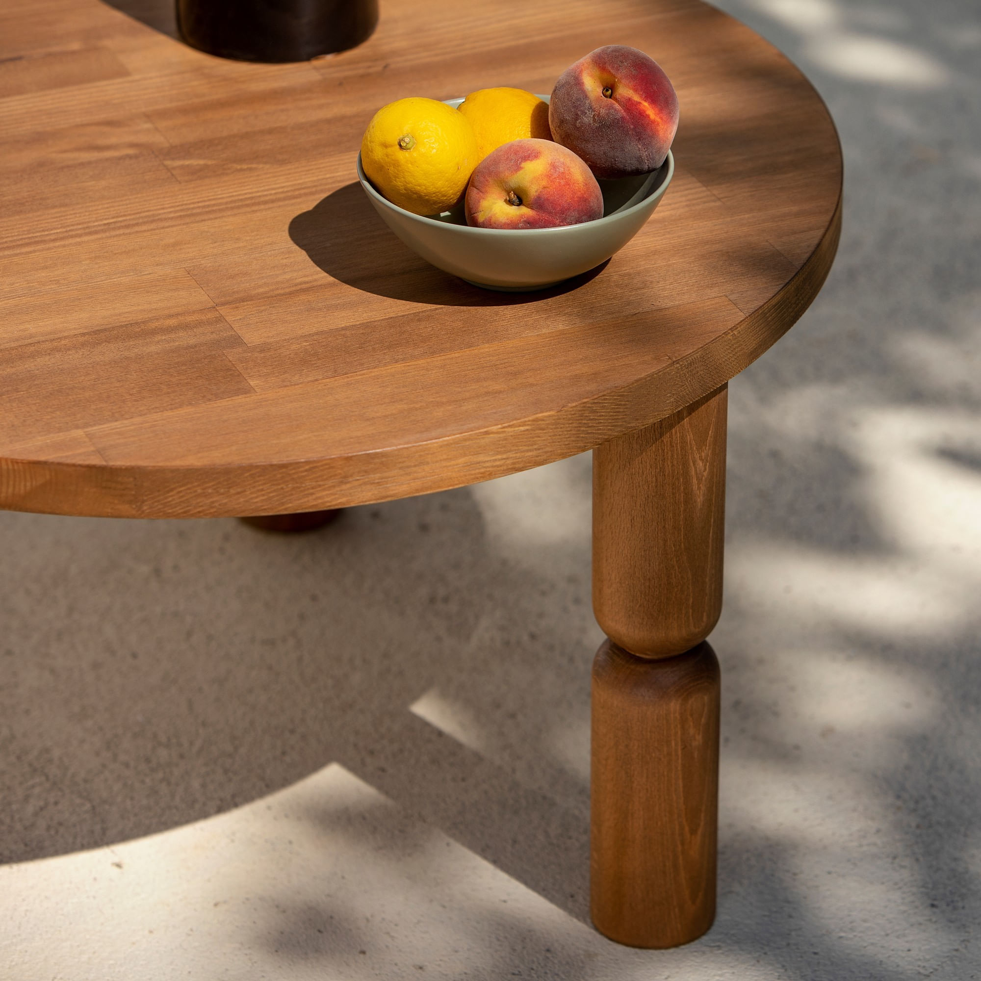 Măsuță cafea Hanah Home, 60 x 60 x 40 cm, chesnut, 552NOS2387 — imaginea 3