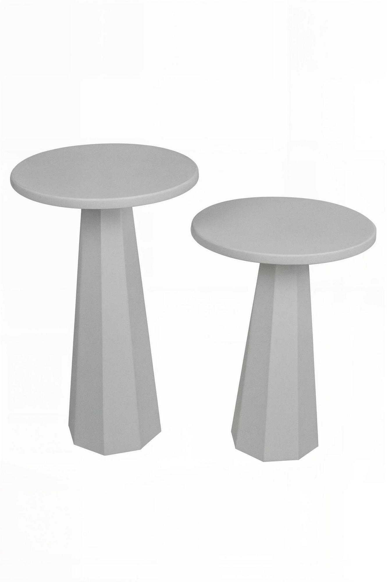 Set măsuțe cafea Hanah Home, MDF, 35 x 35 x 47 cm, alb, 313RTX1126 — imaginea 4