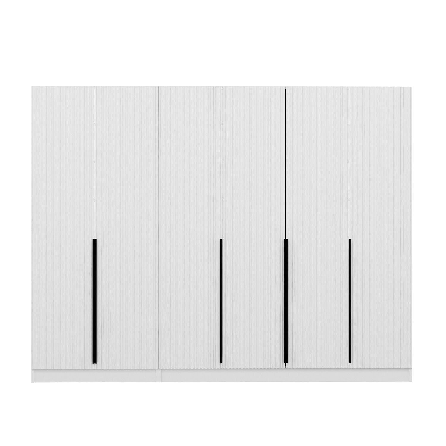 Cuier hol Hanah Home, PAL melaminat, 270 x 35 x 210 cm, alb, 506MNR3232 — imaginea 2