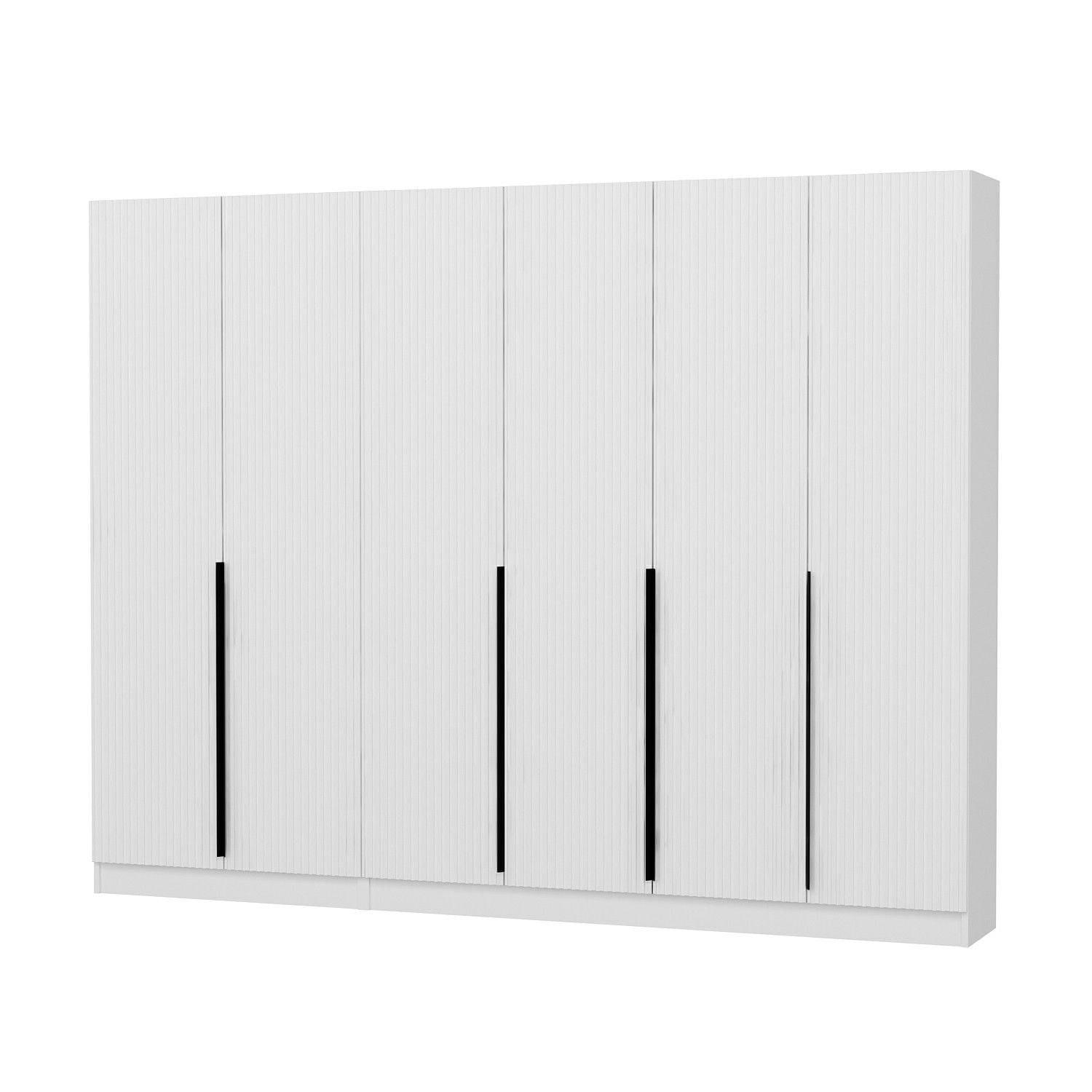 Cuier hol Hanah Home, PAL melaminat, 270 x 35 x 210 cm, alb, 506MNR3232 — imaginea 4