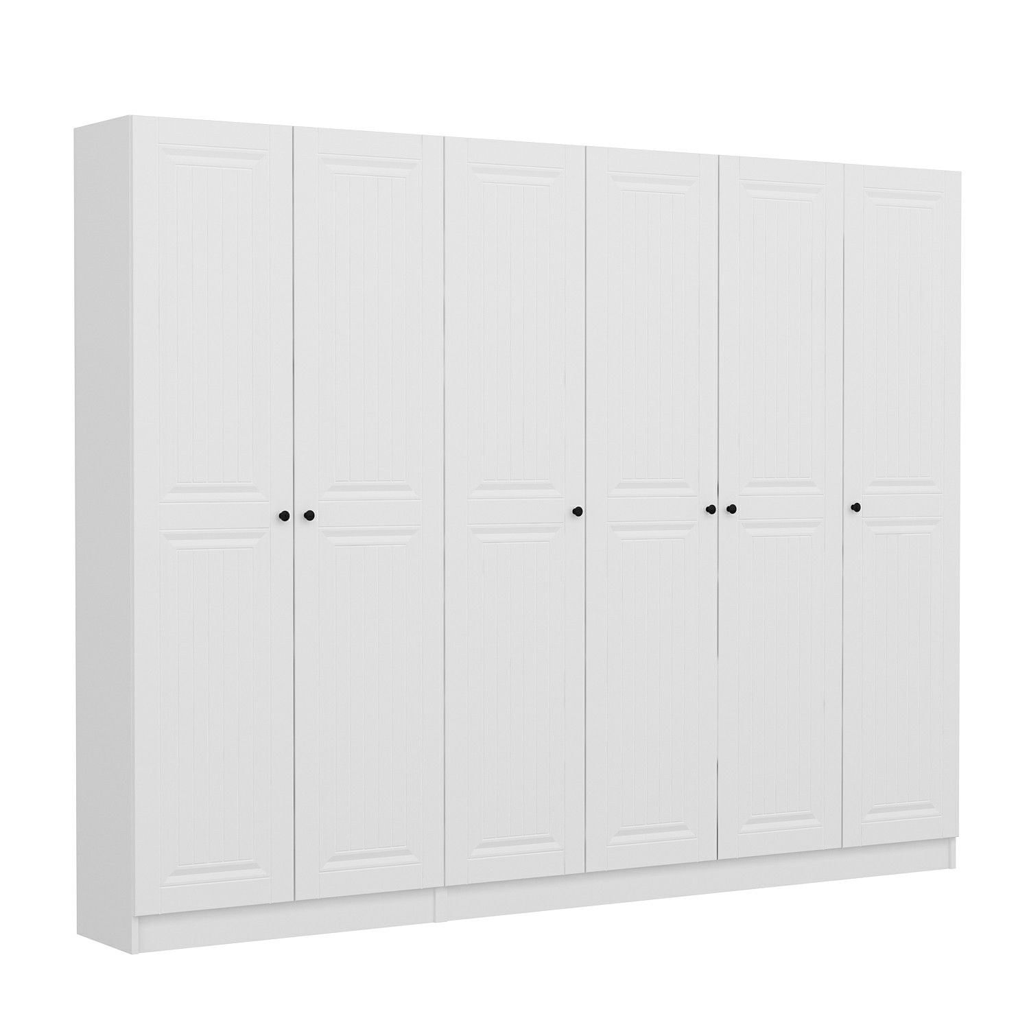 Cuier hol Hanah Home, PAL melaminat, 270 x 35 x 210 cm, alb, 506MNR3221 — imaginea 7