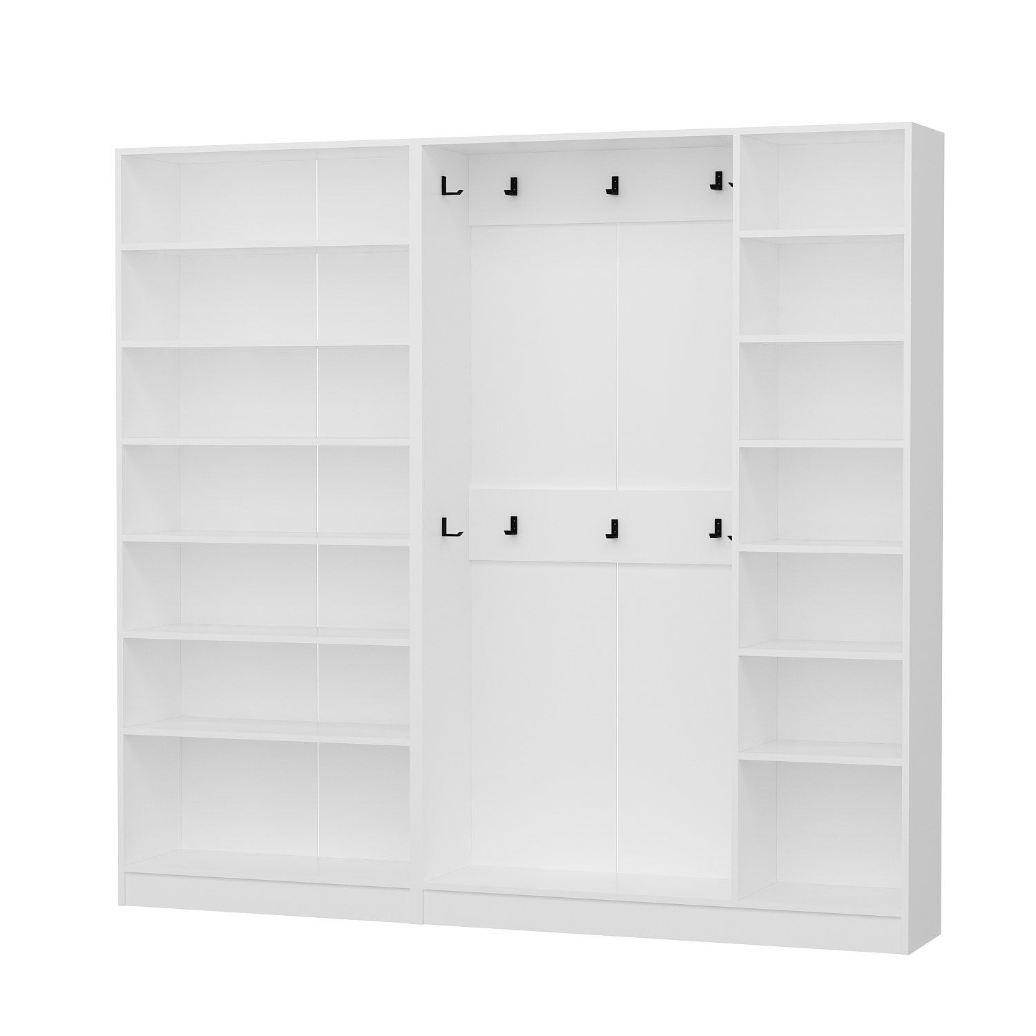 Cuier hol Hanah Home, PAL melaminat, 225 x 35 x 210 cm, alb, 506MNR3808 — imaginea 2