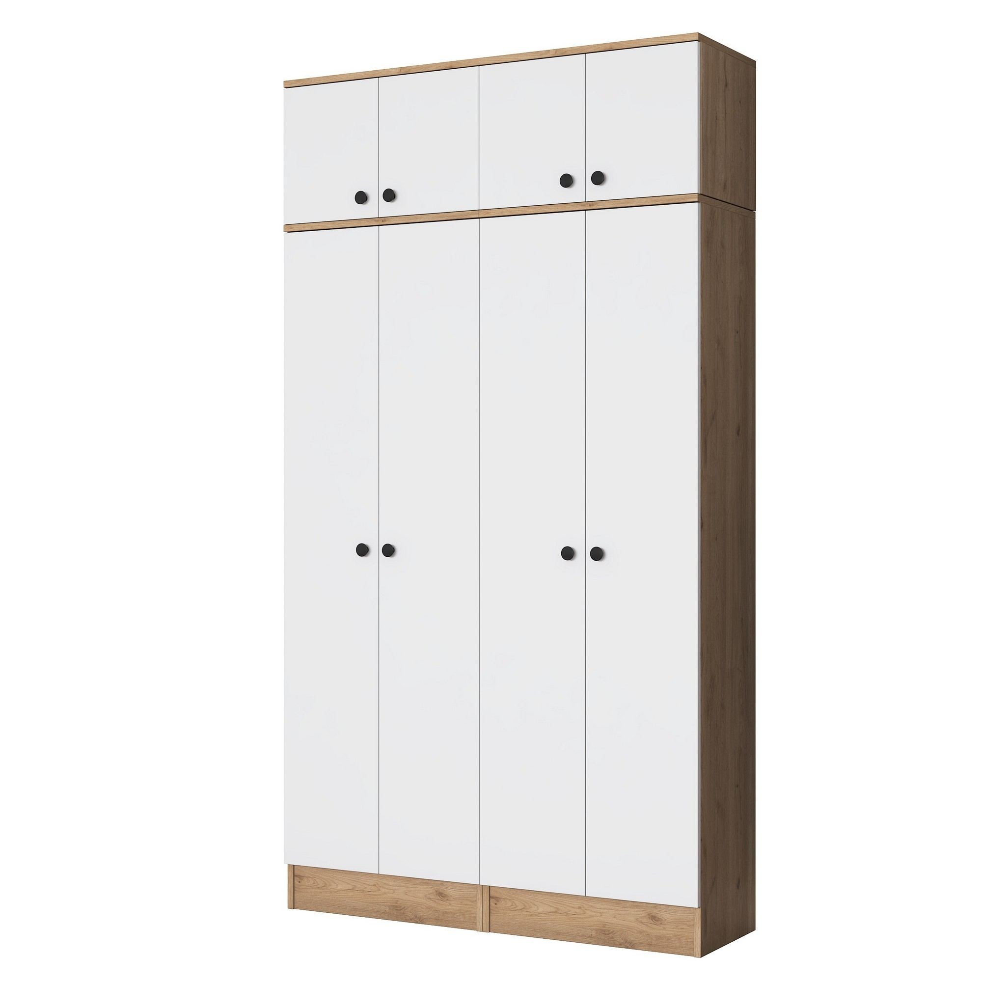 Cuier hol Hanah Home, PAL melaminat, 119.6 x 37.5 x 226.4 cm, nuc/alb, 893RAN5470 — imaginea 3