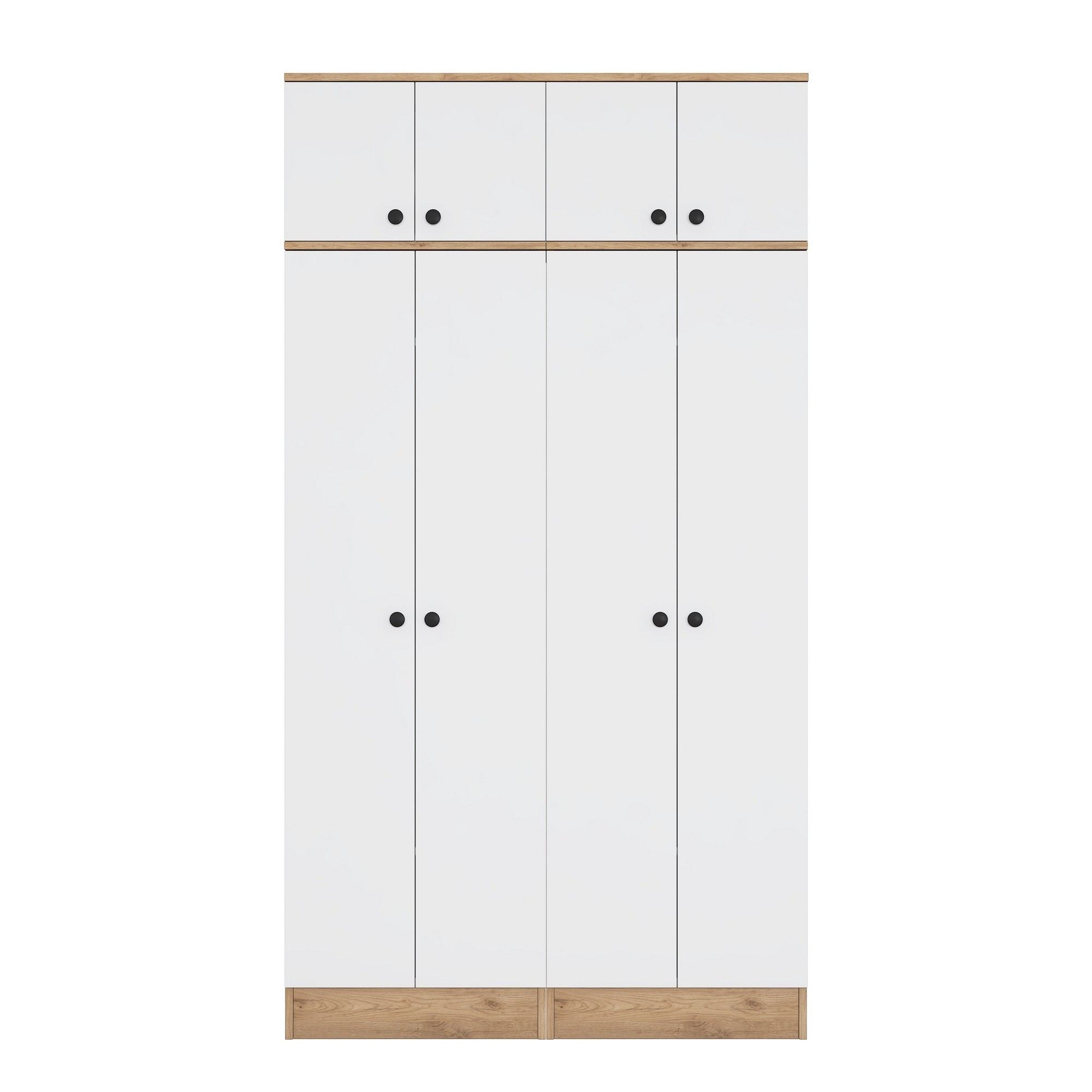 Cuier hol Hanah Home, PAL melaminat, 119.6 x 37.5 x 226.4 cm, nuc/alb, 893RAN5470 — imaginea 9