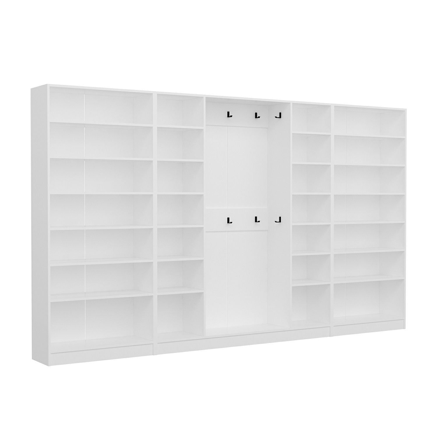Cuier hol Hanah Home, PAL melaminat, 360 x 35 x 210 cm, antracit, 506MNR3191 — imaginea 3
