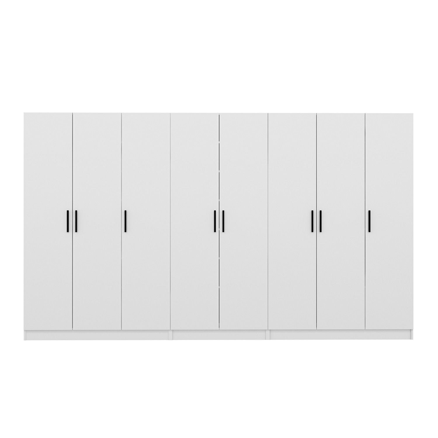 Cuier hol Hanah Home, PAL melaminat, 360 x 35 x 210 cm, alb, 506MNR3181 — imaginea 2