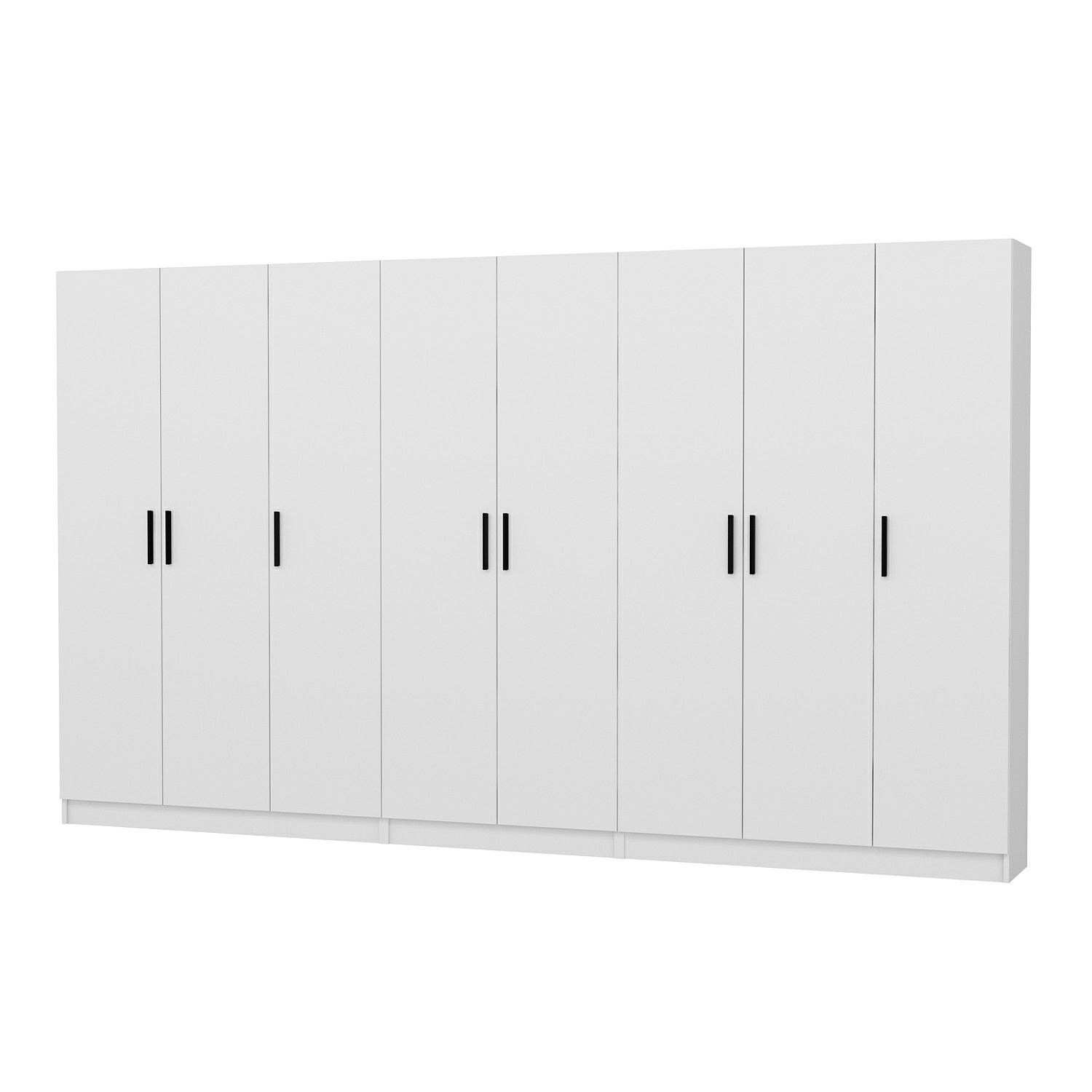 Cuier hol Hanah Home, PAL melaminat, 360 x 35 x 210 cm, alb, 506MNR3181 — imaginea 3