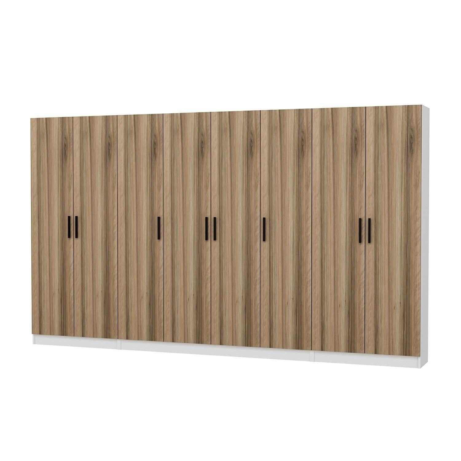 Cuier hol Hanah Home, PAL melaminat, 360 x 35 x 210 cm, nuc, 506MNR3203 — imaginea 2