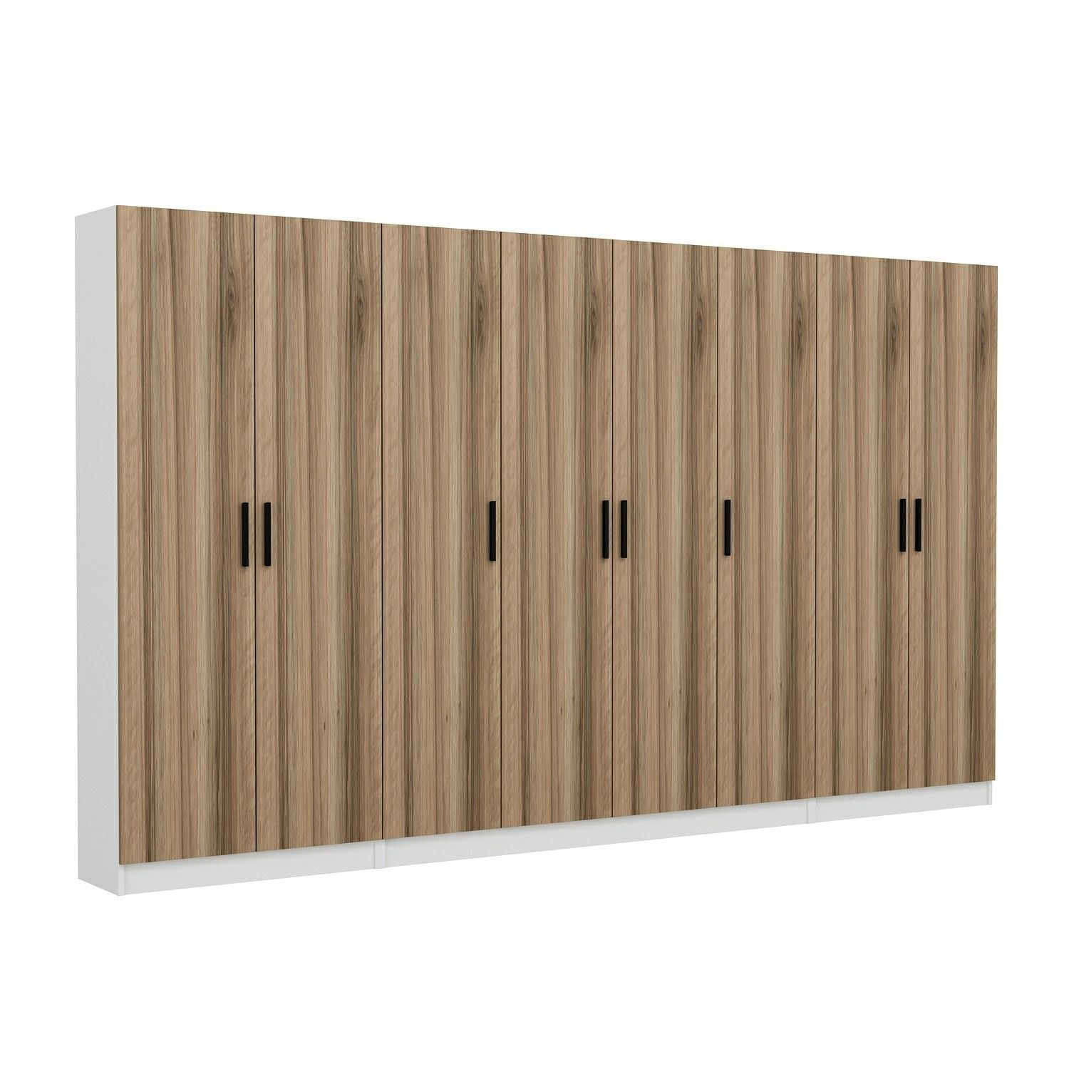 Cuier hol Hanah Home, PAL melaminat, 360 x 35 x 210 cm, nuc, 506MNR3203 — imaginea 4