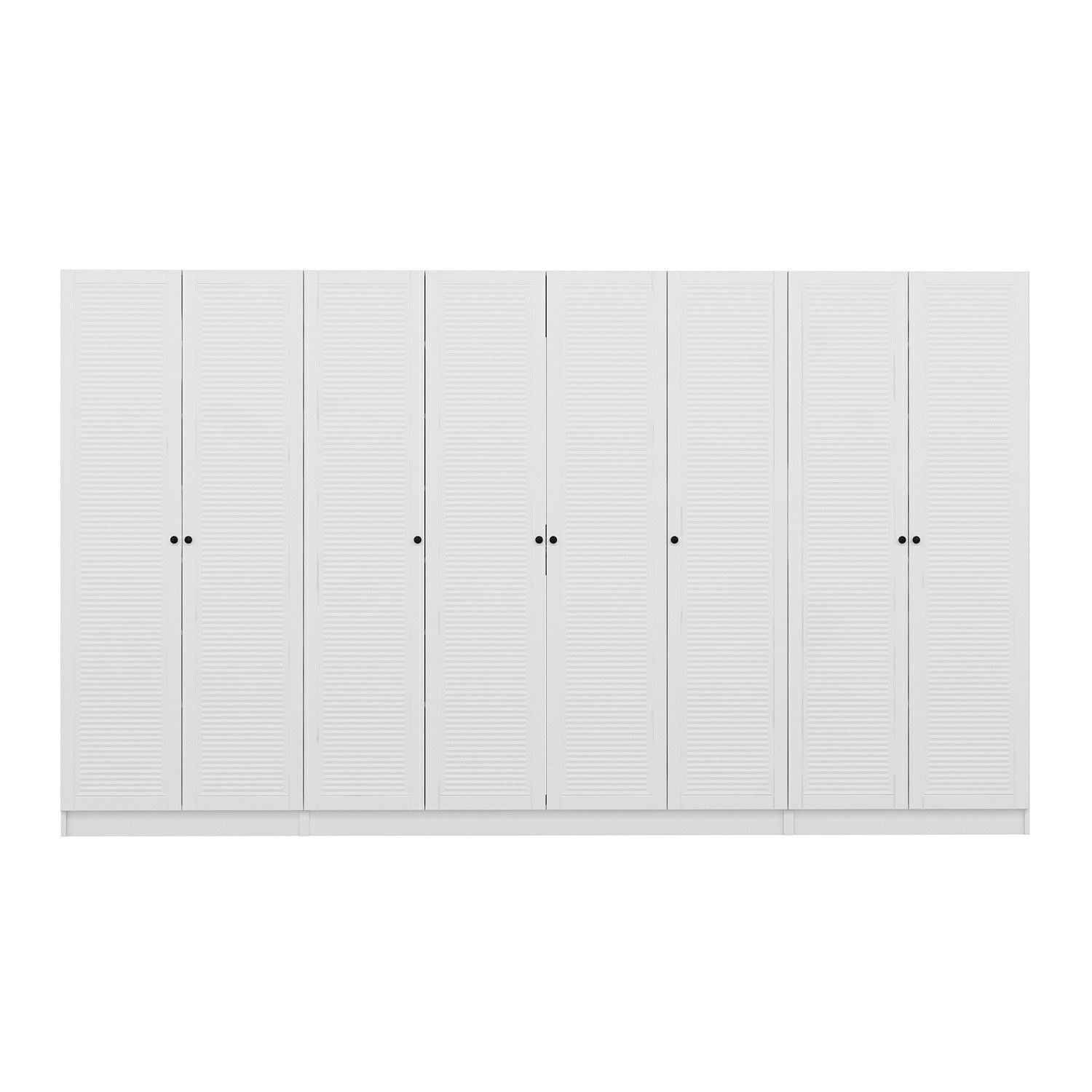 Cuier hol Hanah Home, PAL melaminat, 360 x 35 x 210 cm, alb, 506MNR3325 — imaginea 7