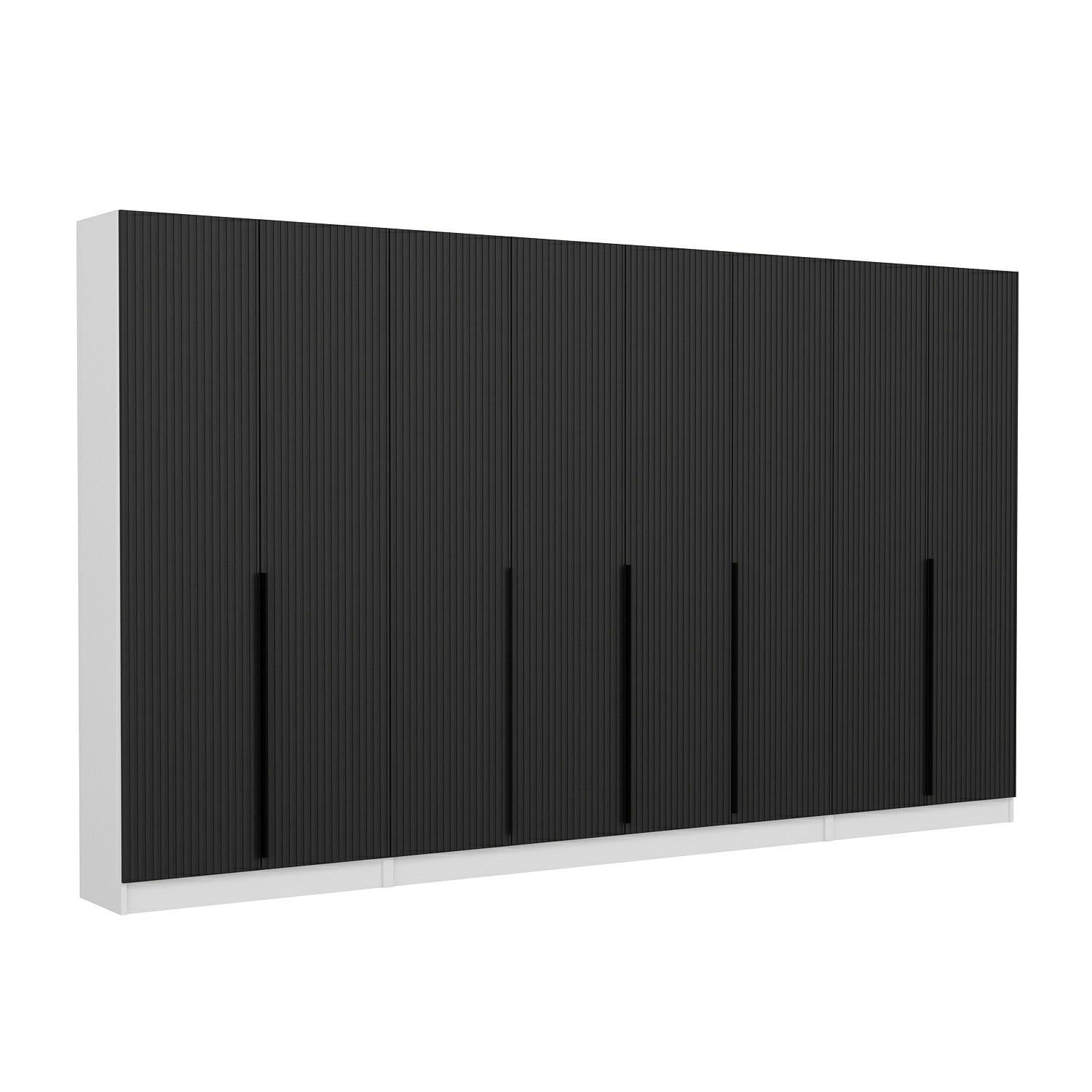 Cuier hol Hanah Home, PAL melaminat, 360 x 35 x 210 cm, antracit, 506MNR3247 — imaginea 4