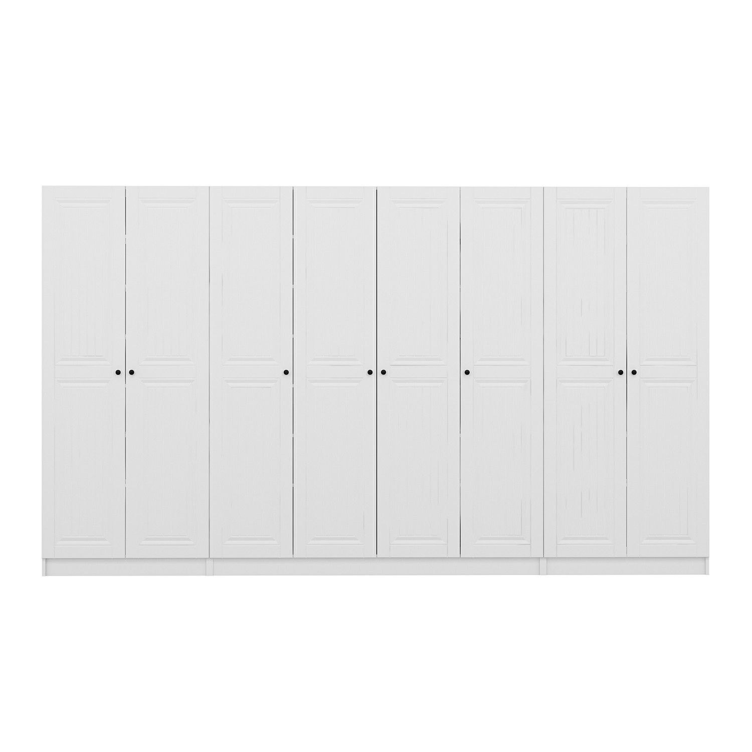 Cuier hol Hanah Home, PAL melaminat, 360 x 35 x 210 cm, alb, 506MNR3225 — imaginea 7