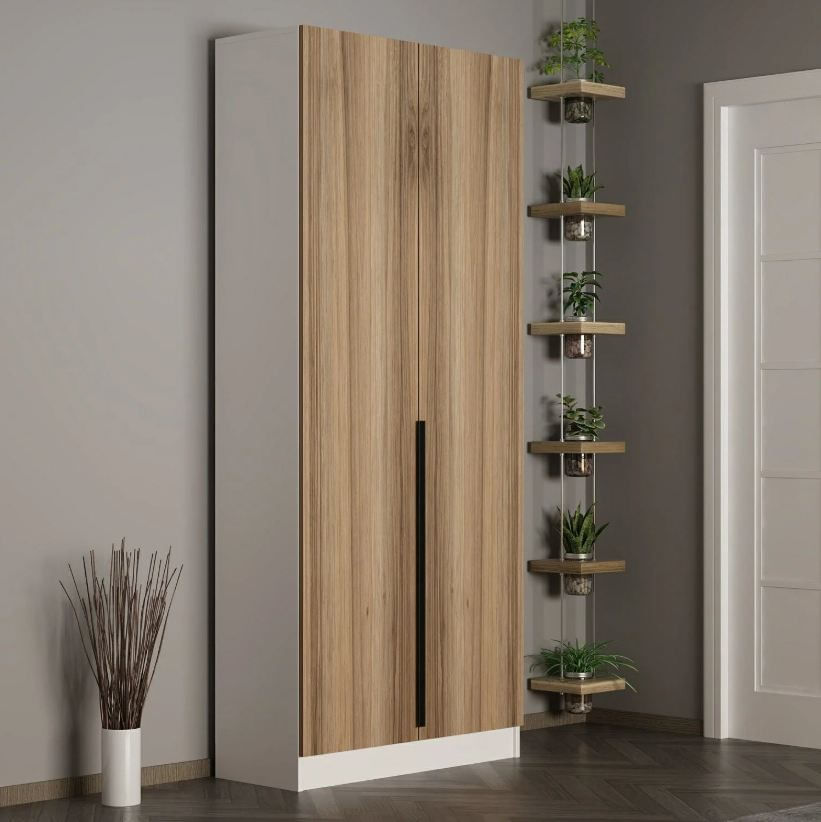 Cuier hol Hanah Home, PAL melaminat, 90 x 35 x 210 cm, nuc, 506MNR3250 — imaginea 7
