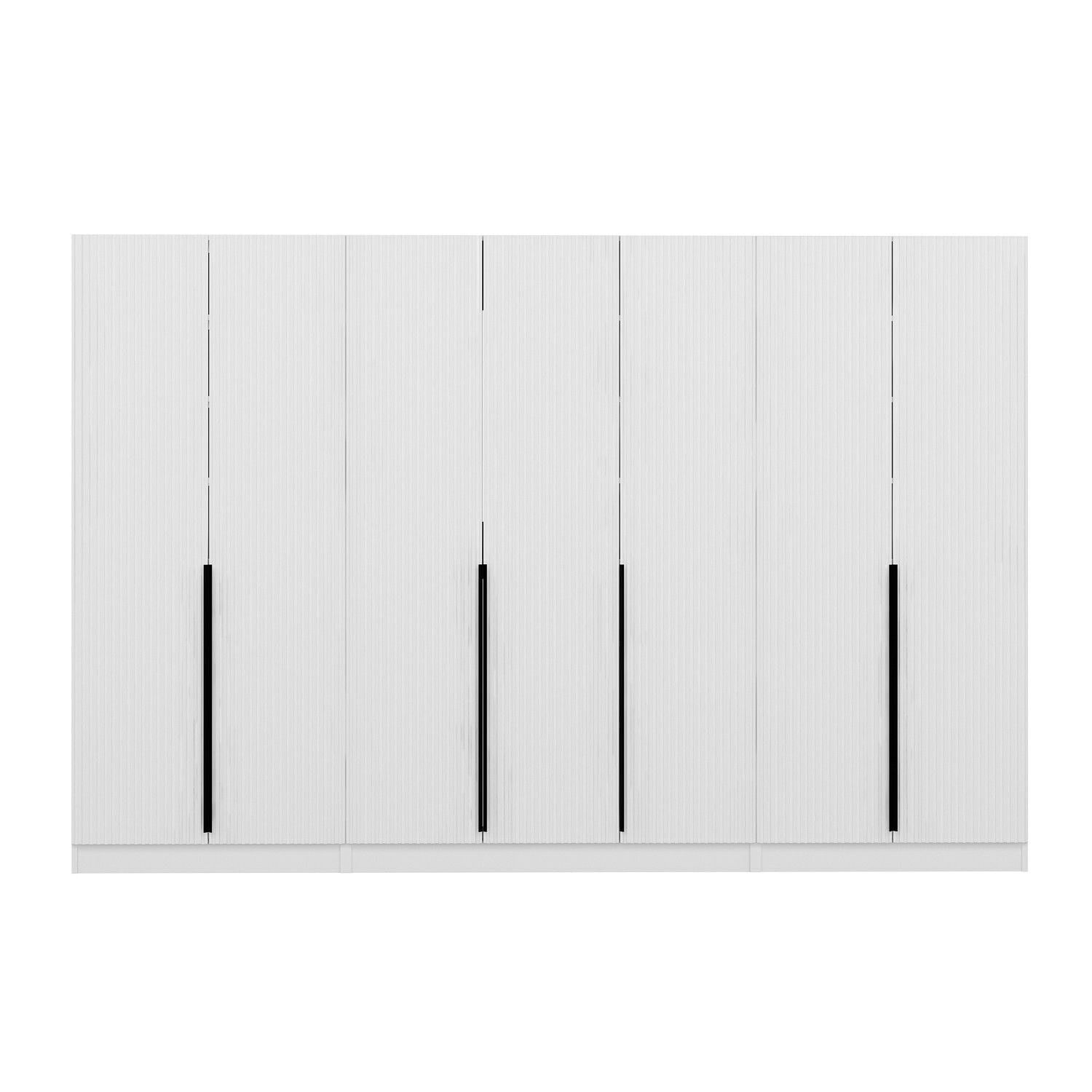 Cuier hol Hanah Home, PAL melaminat, 315 x 35 x 210 cm, alb, 506MNR3234