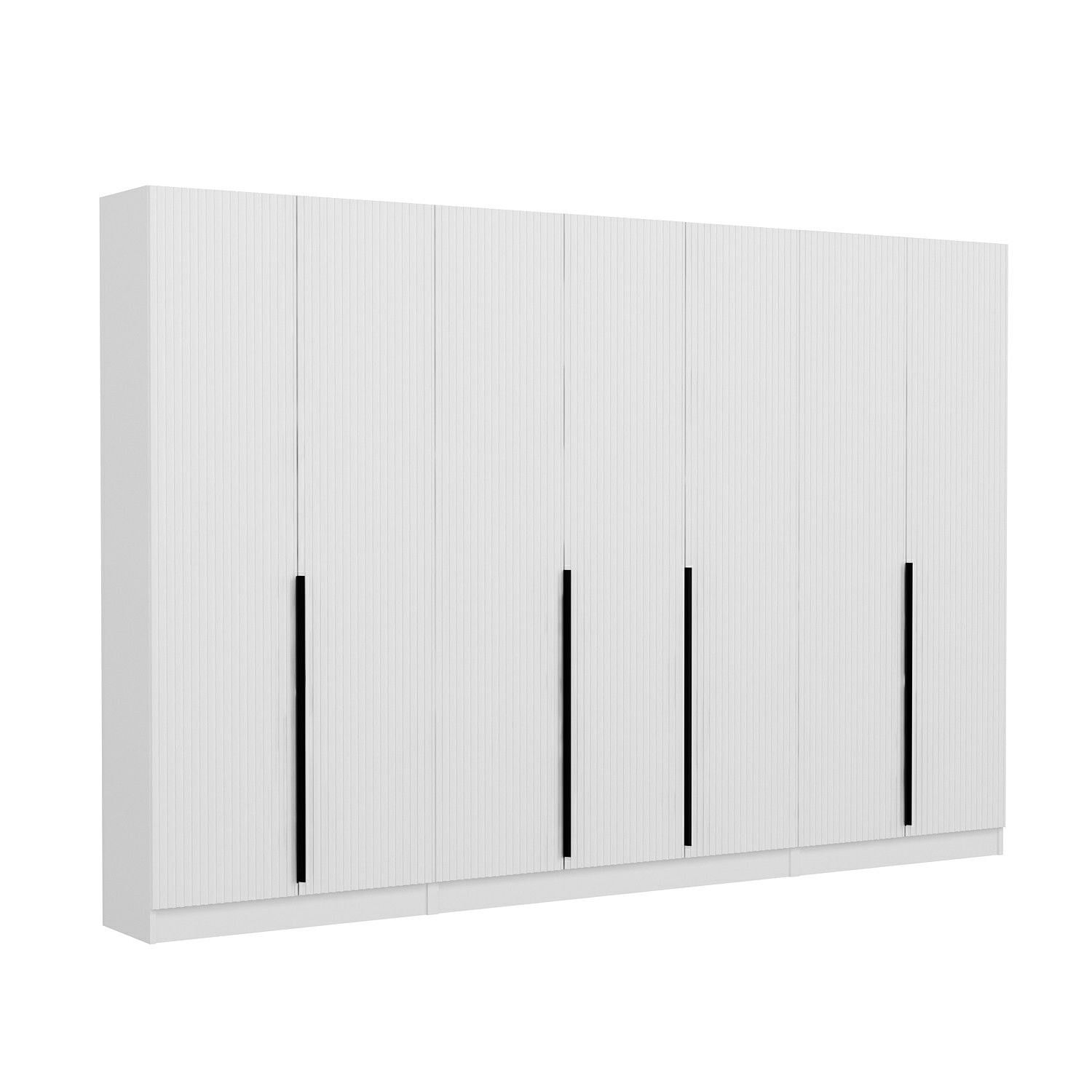 Cuier hol Hanah Home, PAL melaminat, 315 x 35 x 210 cm, alb, 506MNR3234 — imaginea 2