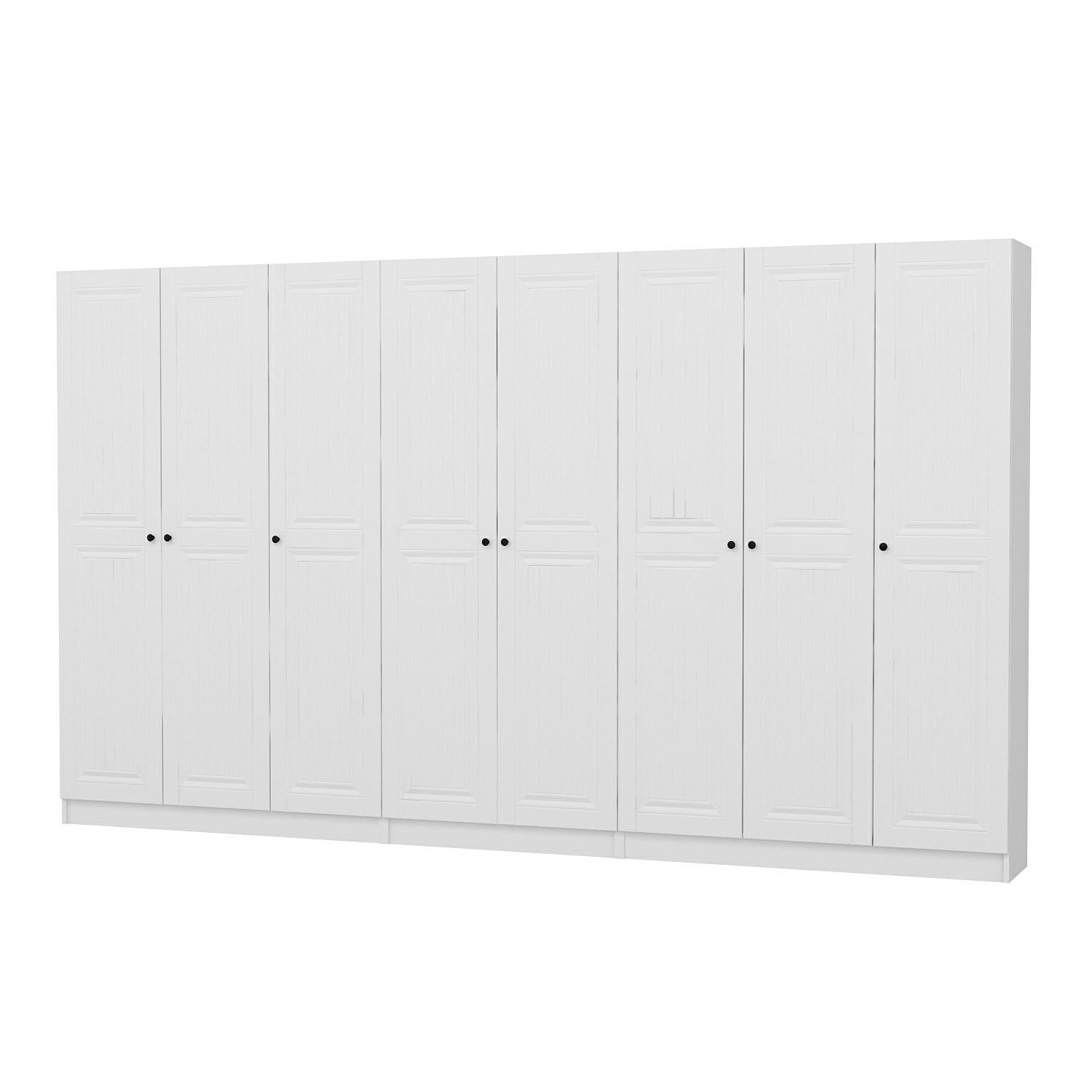 Cuier hol Hanah Home, PAL melaminat, 360 x 35 x 210 cm, alb, 506MNR3226