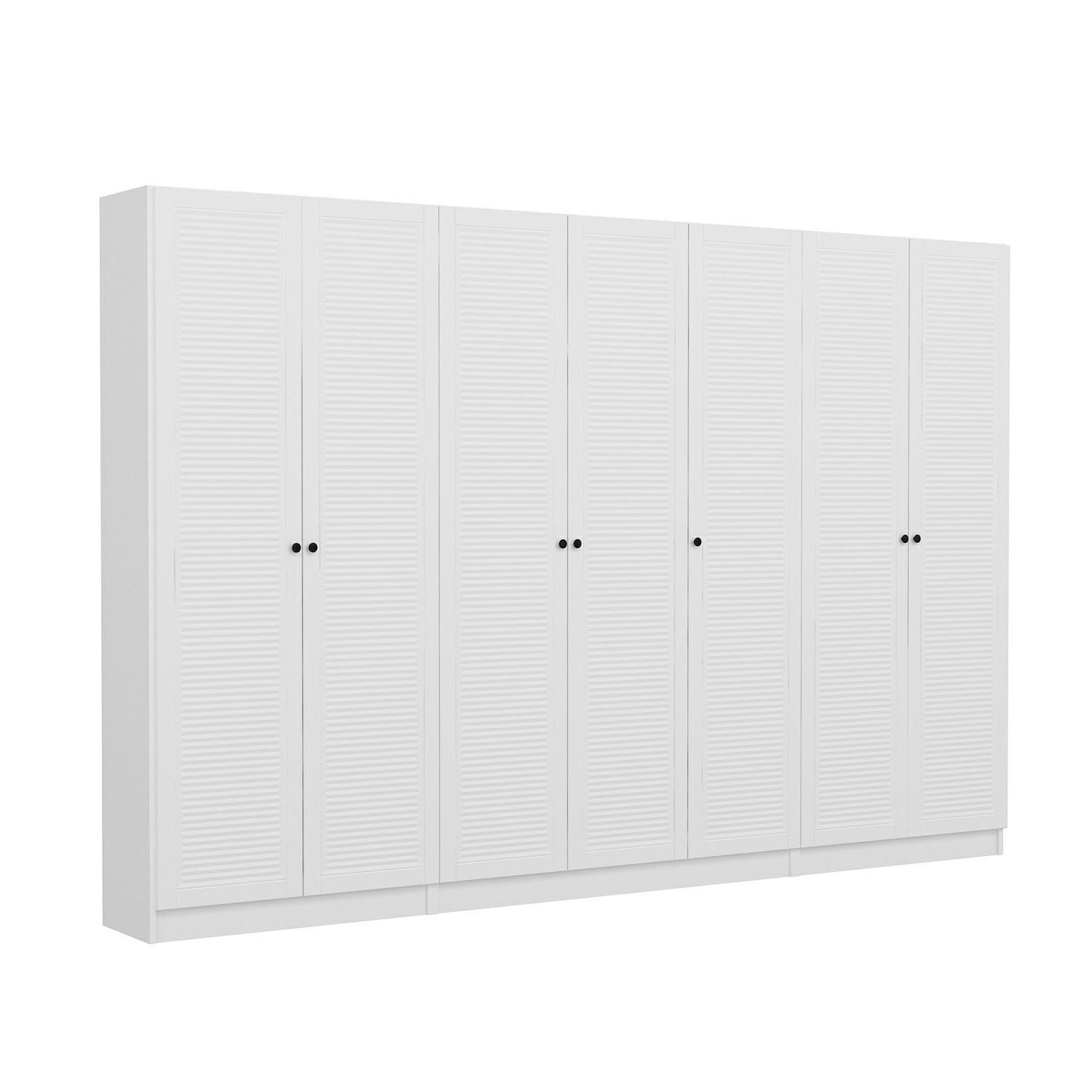 Cuier hol Hanah Home, PAL melaminat, 315 x 35 x 210 cm, alb, 506MNR3323