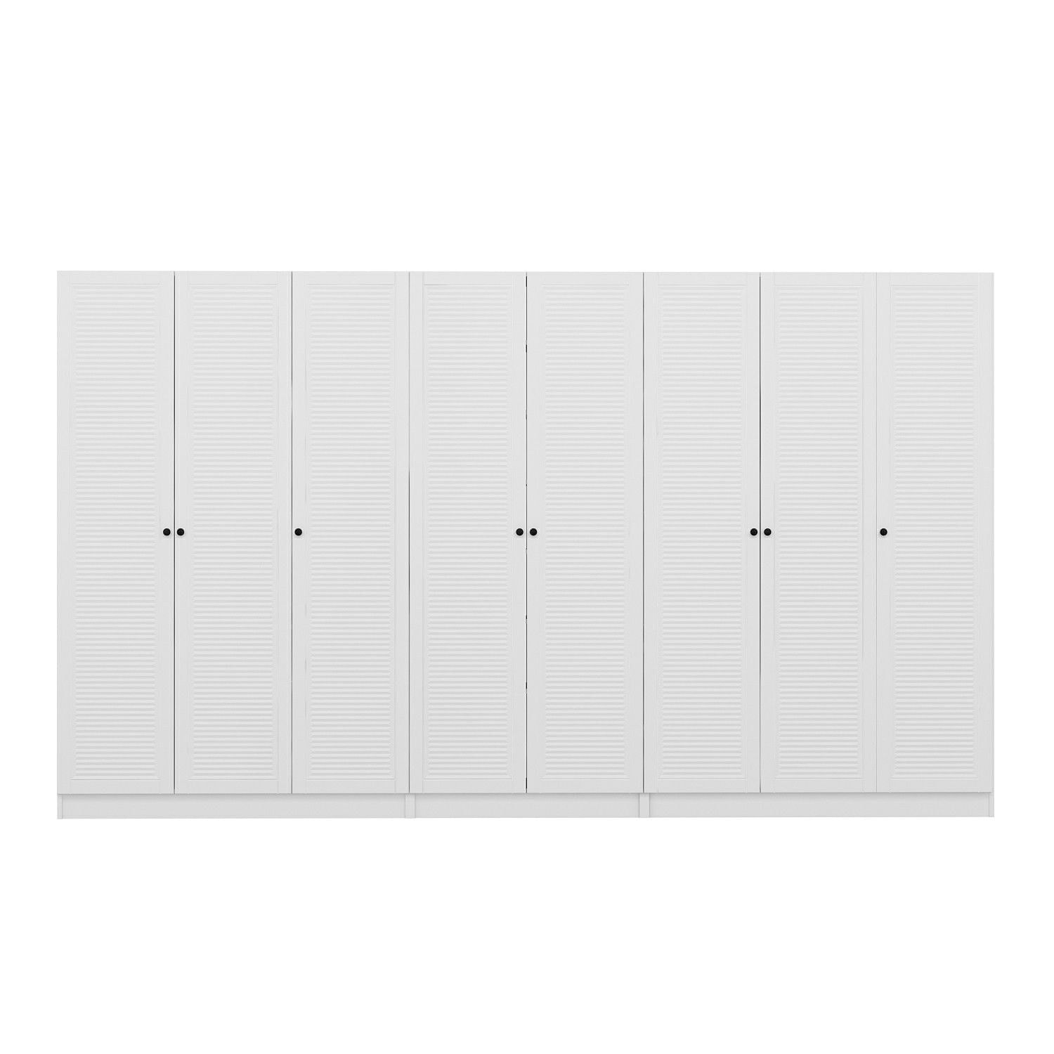 Cuier hol Hanah Home, PAL melaminat, 360 x 35 x 210 cm, alb, 506MNR3326 — imaginea 5