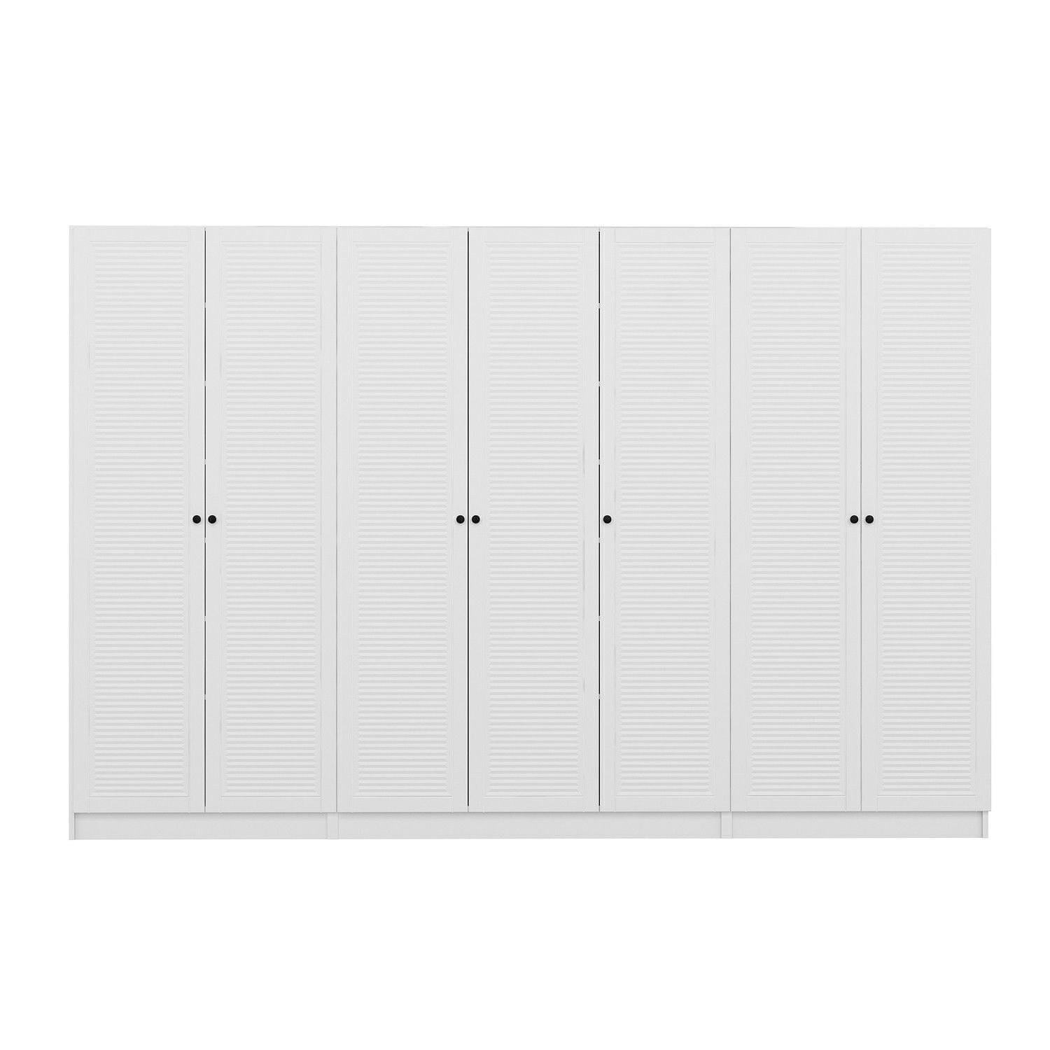 Cuier hol Hanah Home, PAL melaminat, 315 x 35 x 210 cm, alb, 506MNR3323 — imaginea 2