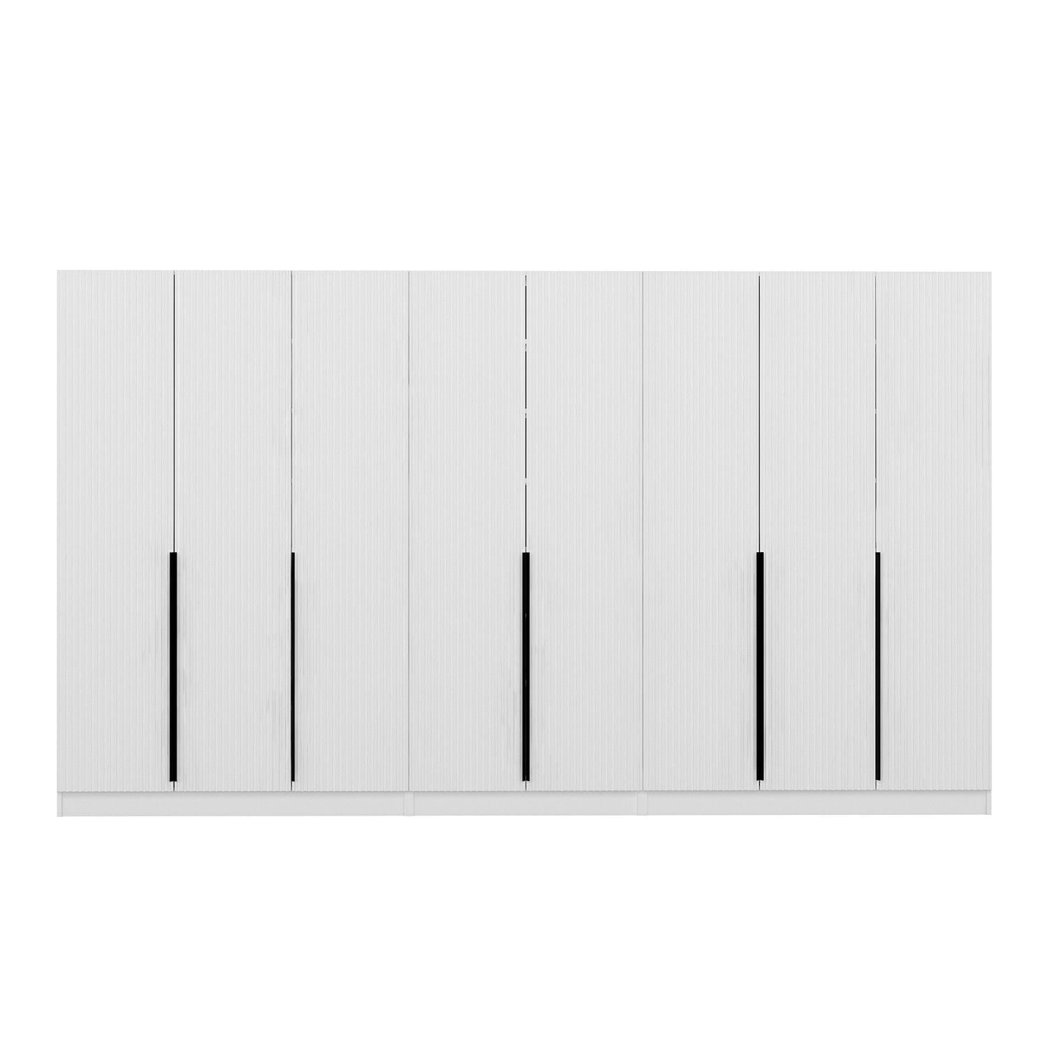 Cuier hol Hanah Home, PAL melaminat, 360 x 35 x 210 cm, alb, 506MNR3237 — imaginea 4