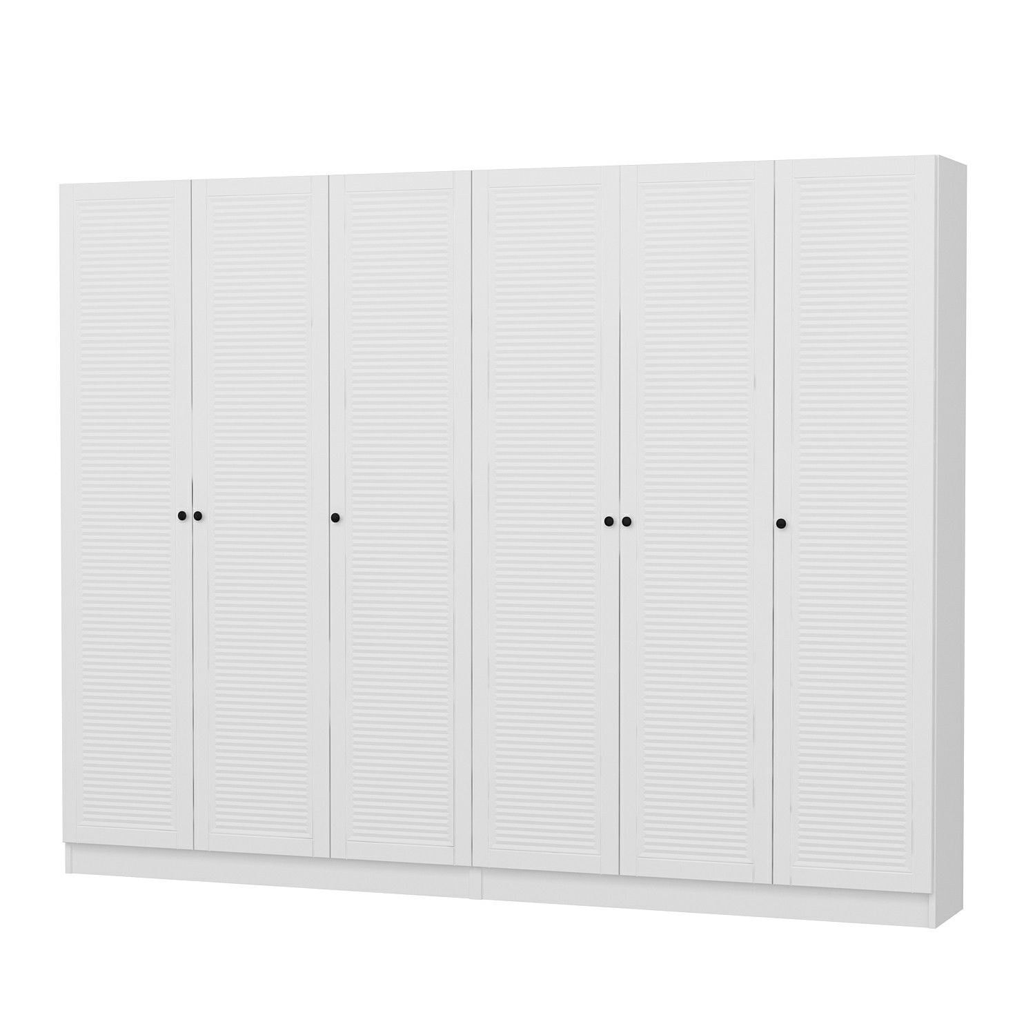 Cuier hol Hanah Home, PAL melaminat, 270 x 35 x 210 cm, alb, 506MNR3322 — imaginea 4