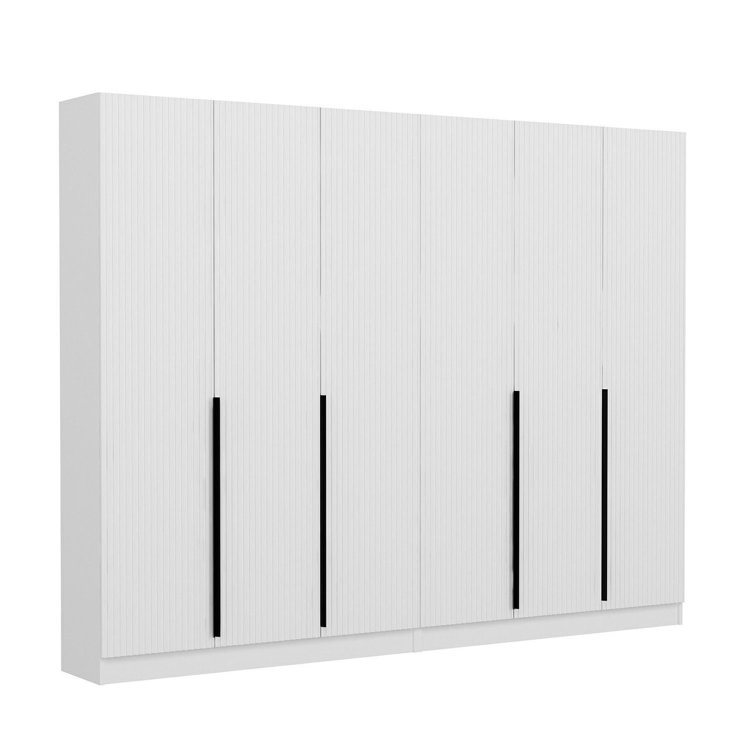 Cuier hol Hanah Home, PAL melaminat, 270 x 35 x 210 cm, alb, 506MNR3233 — imaginea 4