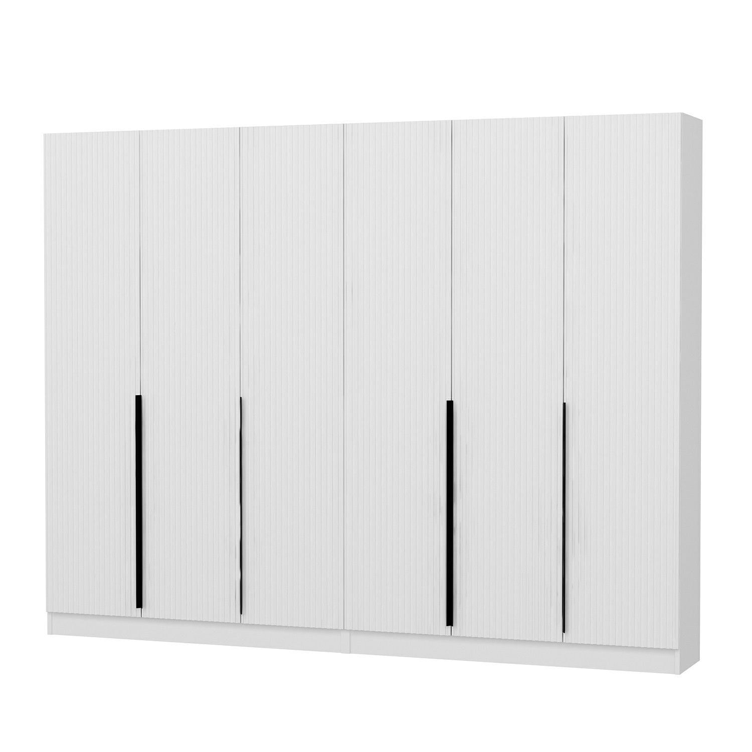 Cuier hol Hanah Home, PAL melaminat, 270 x 35 x 210 cm, alb, 506MNR3233 — imaginea 5