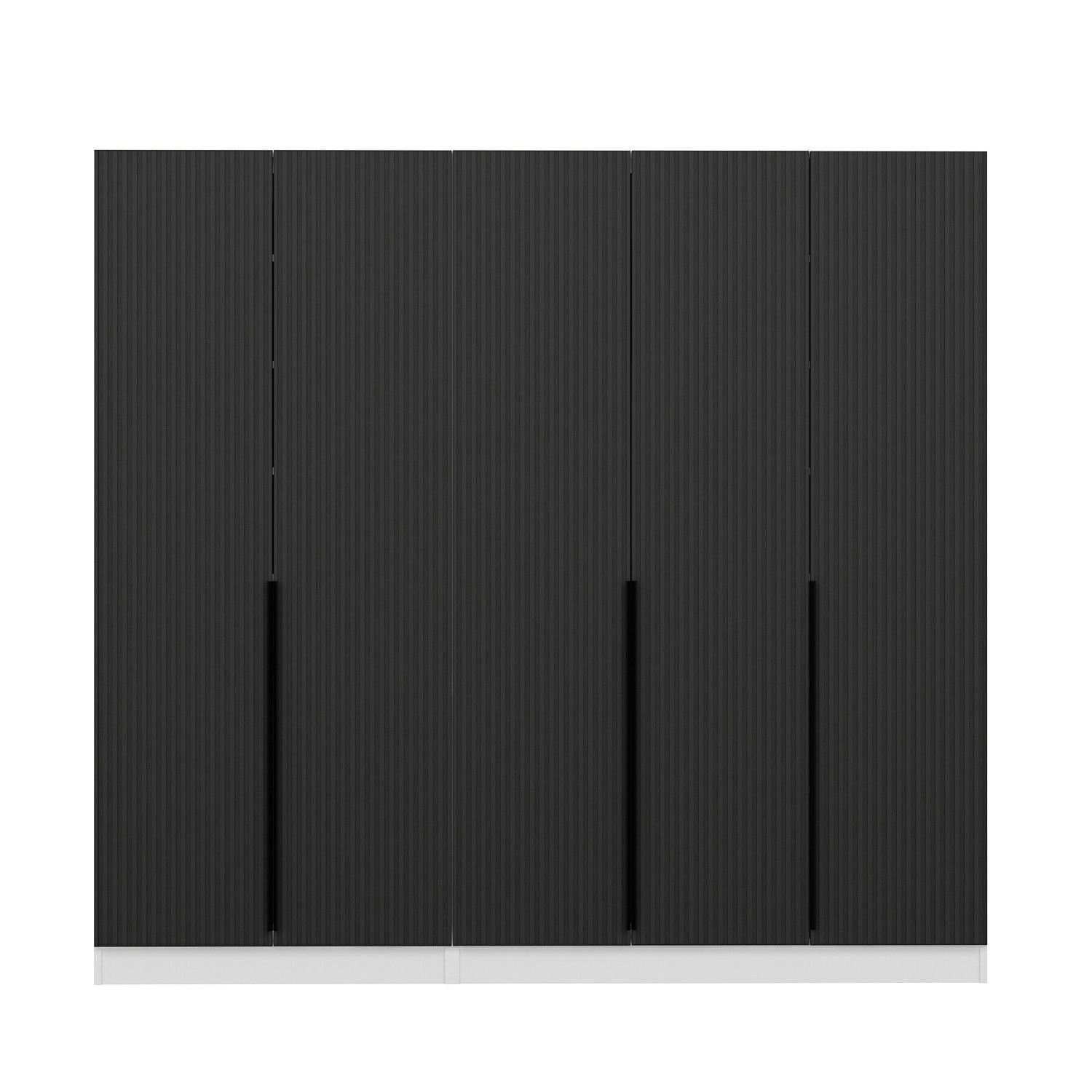 Cuier hol Hanah Home, PAL melaminat, 225 x 35 x 210 cm, antracit, 506MNR3242 — imaginea 3
