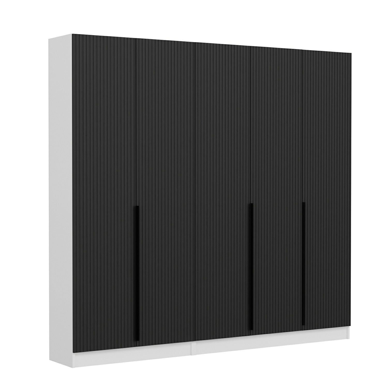 Cuier hol Hanah Home, PAL melaminat, 225 x 35 x 210 cm, antracit, 506MNR3242 — imaginea 4