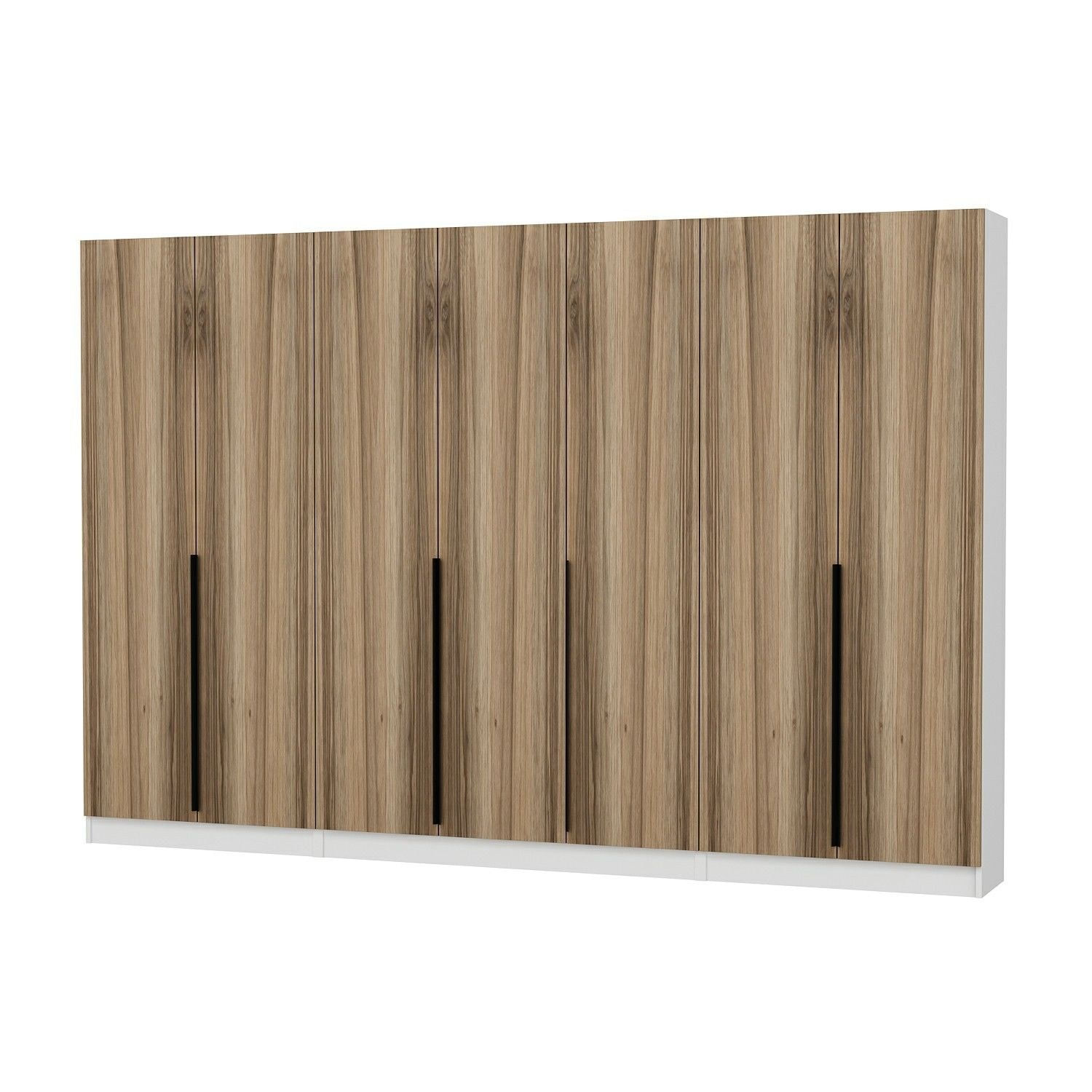 Cuier hol Hanah Home, PAL melaminat, 315 x 35 x 210 cm, nuc, 506MNR3256 — imaginea 2