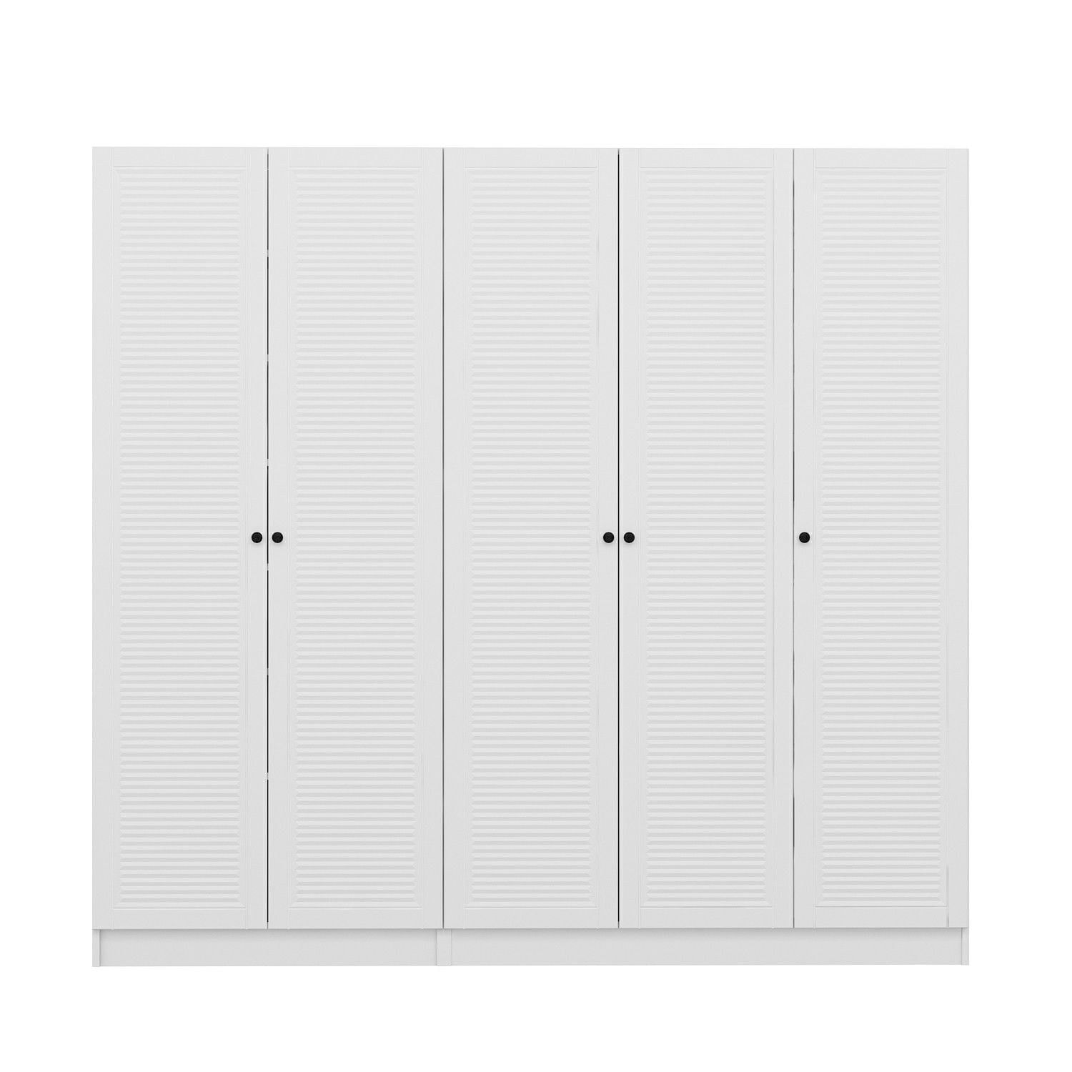 Cuier hol Hanah Home, PAL melaminat, 225 x 35 x 210 cm, alb, 506MNR3320 — imaginea 6