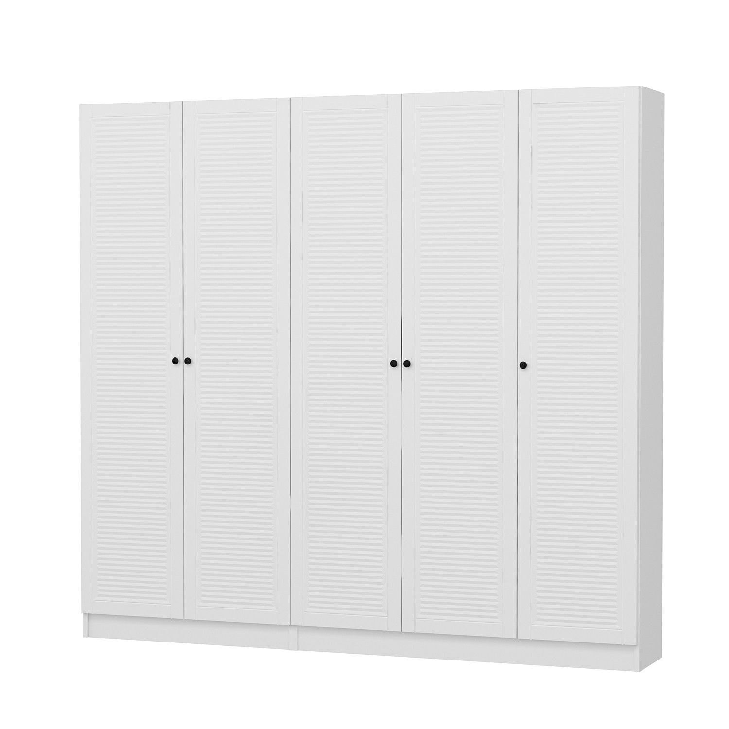 Cuier hol Hanah Home, PAL melaminat, 225 x 35 x 210 cm, alb, 506MNR3320 — imaginea 7