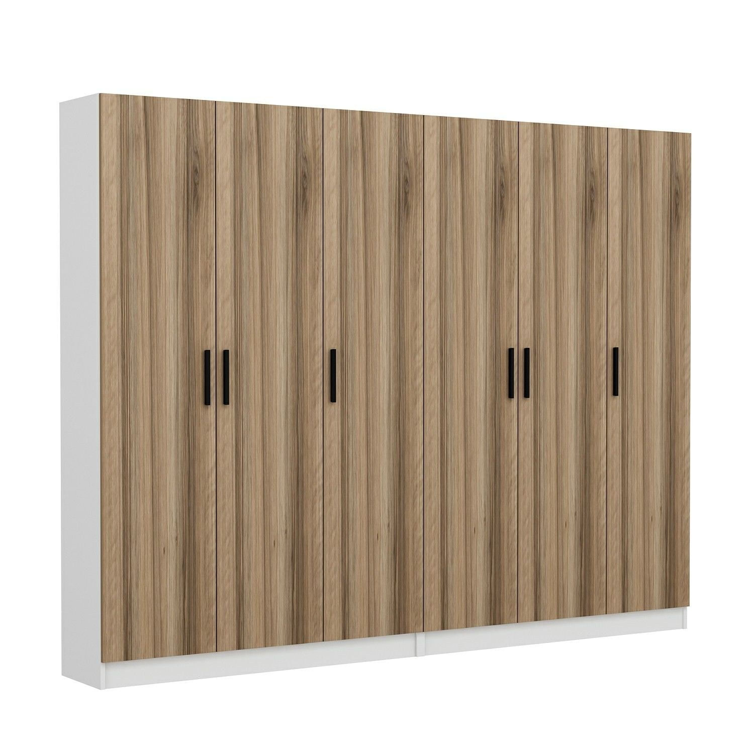 Cuier hol Hanah Home, PAL melaminat, 270 x 35 x 210 cm, nuc, 506MNR3199 — imaginea 4