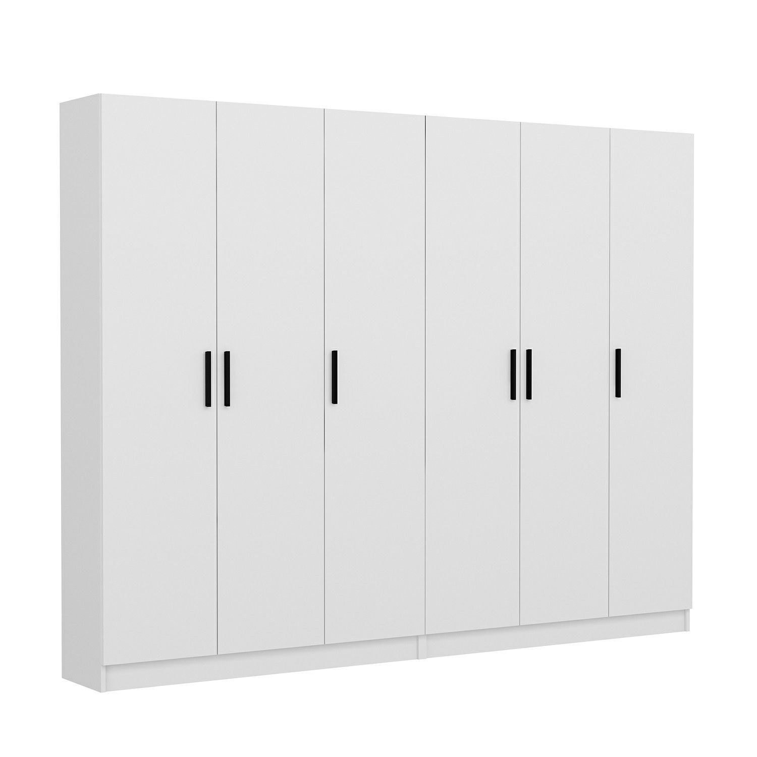 Cuier hol Hanah Home, PAL melaminat, 270 x 35 x 210 cm, alb, 506MNR3177 — imaginea 4
