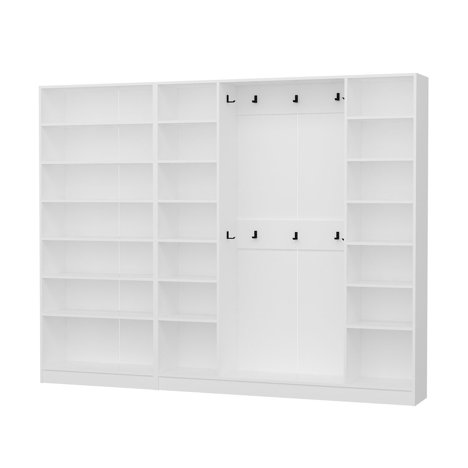 Cuier hol Hanah Home, PAL melaminat, 270 x 35 x 210 cm, alb, 506MNR3809 — imaginea 2