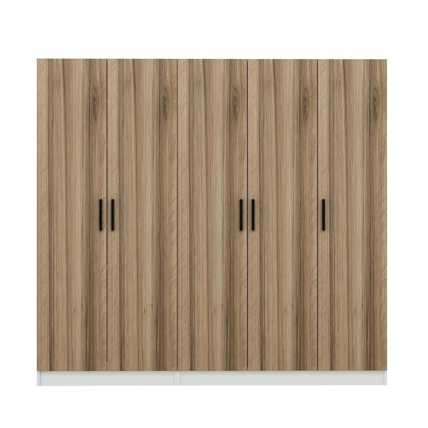 Cuier hol Hanah Home, PAL melaminat, 225 x 35 x 210 cm, nuc, 506MNR3197 — imaginea 3