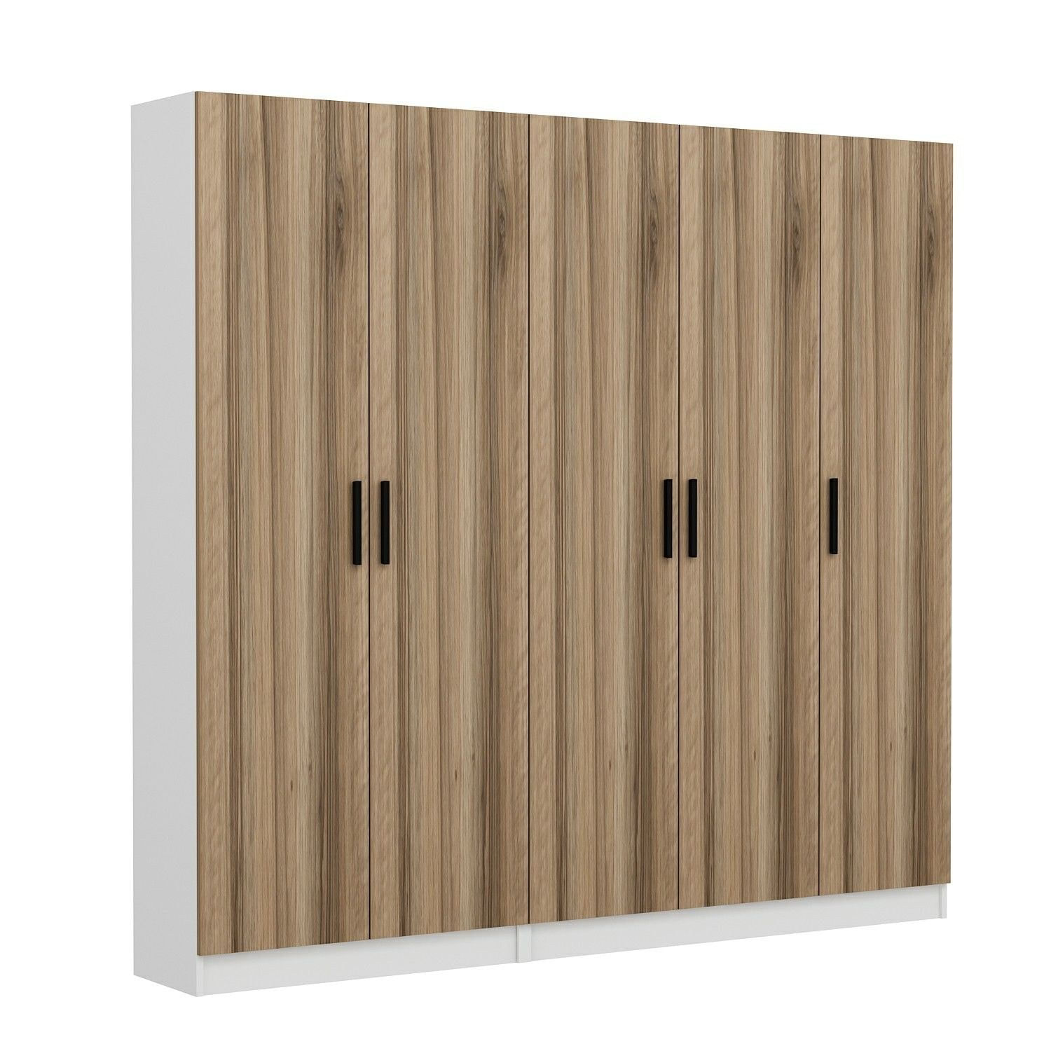Cuier hol Hanah Home, PAL melaminat, 225 x 35 x 210 cm, nuc, 506MNR3197 — imaginea 4