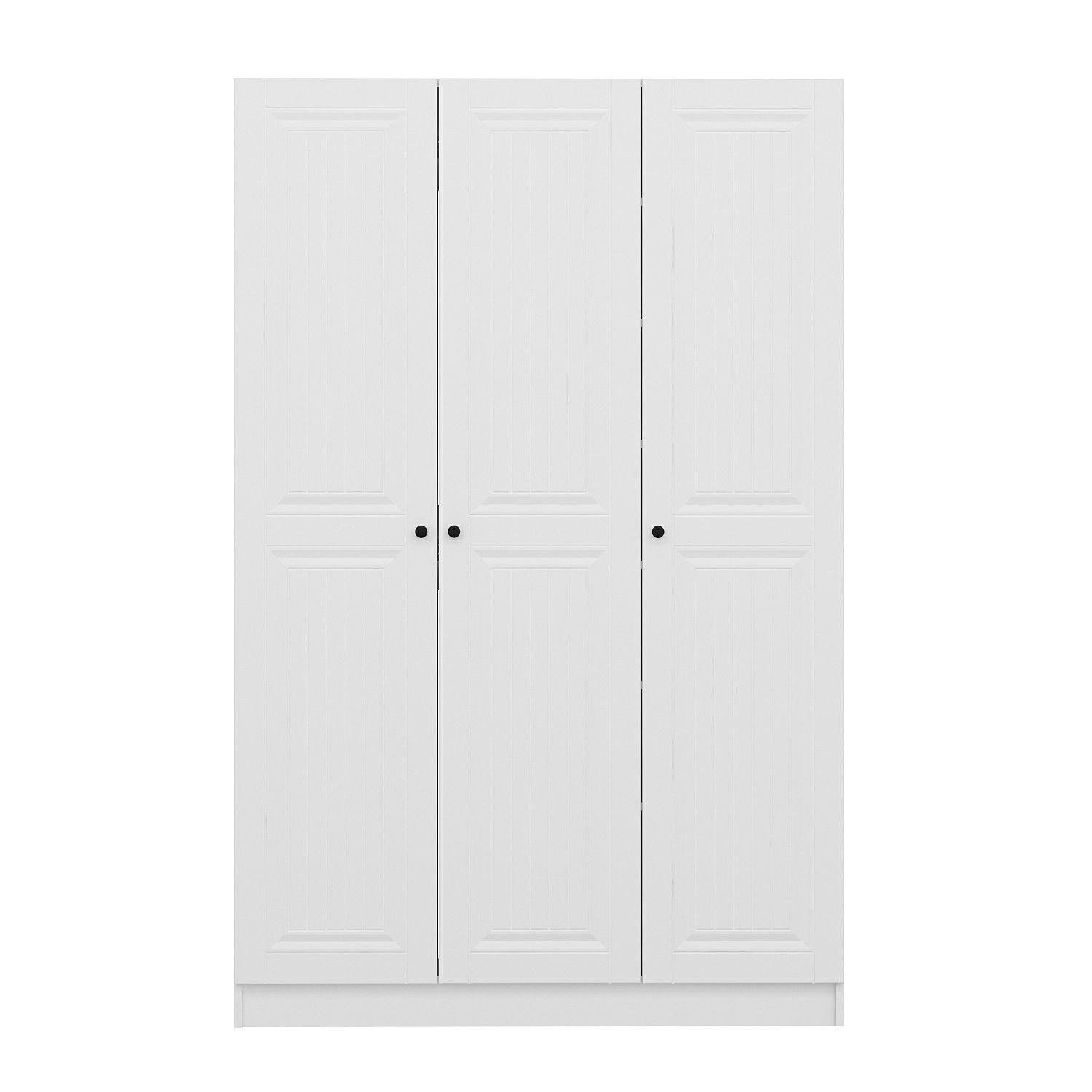 Cuier hol Hanah Home, PAL melaminat, 135 x 35 x 210 cm, alb, 506MNR3218 — imaginea 4