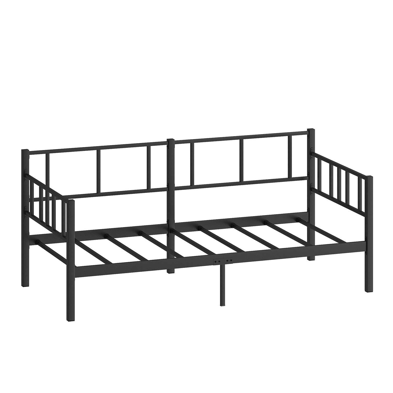 Daybed Hanah Home, metal, 90 x 190 x 83 cm, negru, 837WST1139