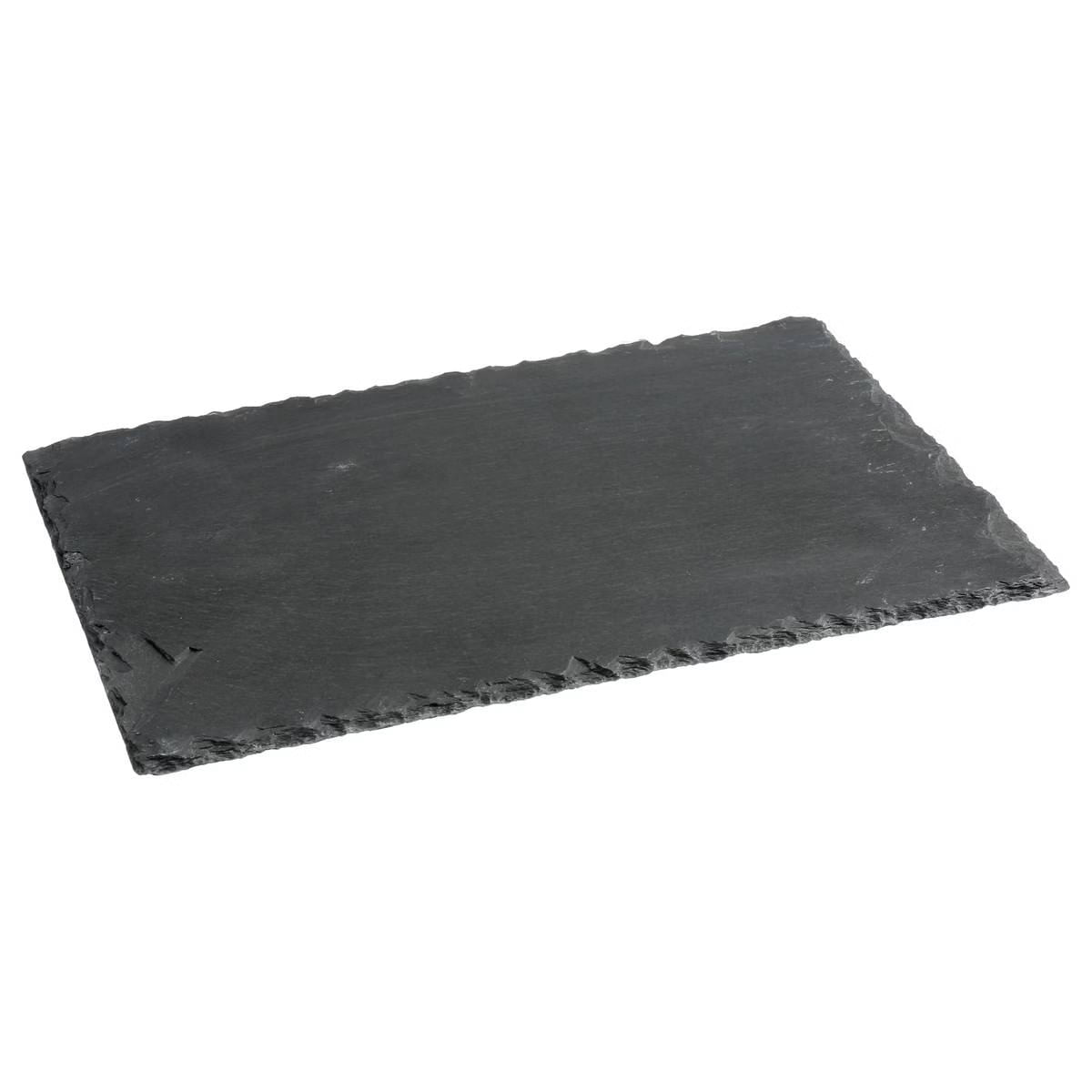 Platou servire Atmosphera ardezie, 20x30 cm, negru