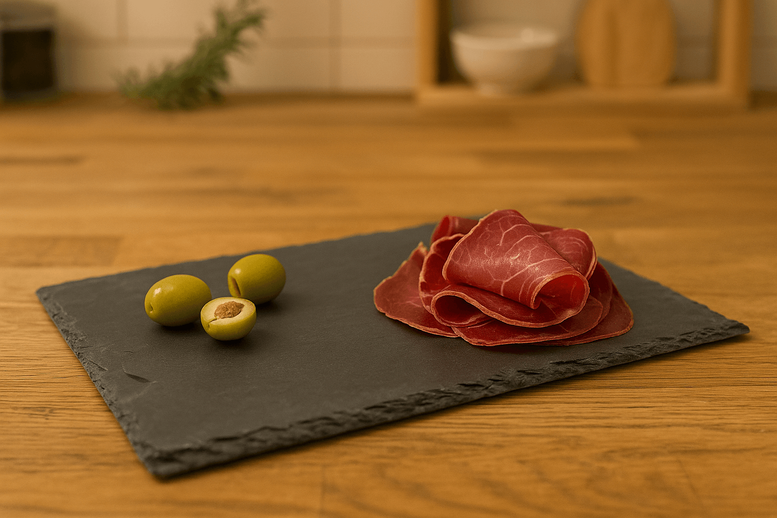 Platou servire Atmosphera ardezie, 20x30 cm, negru — imaginea 3