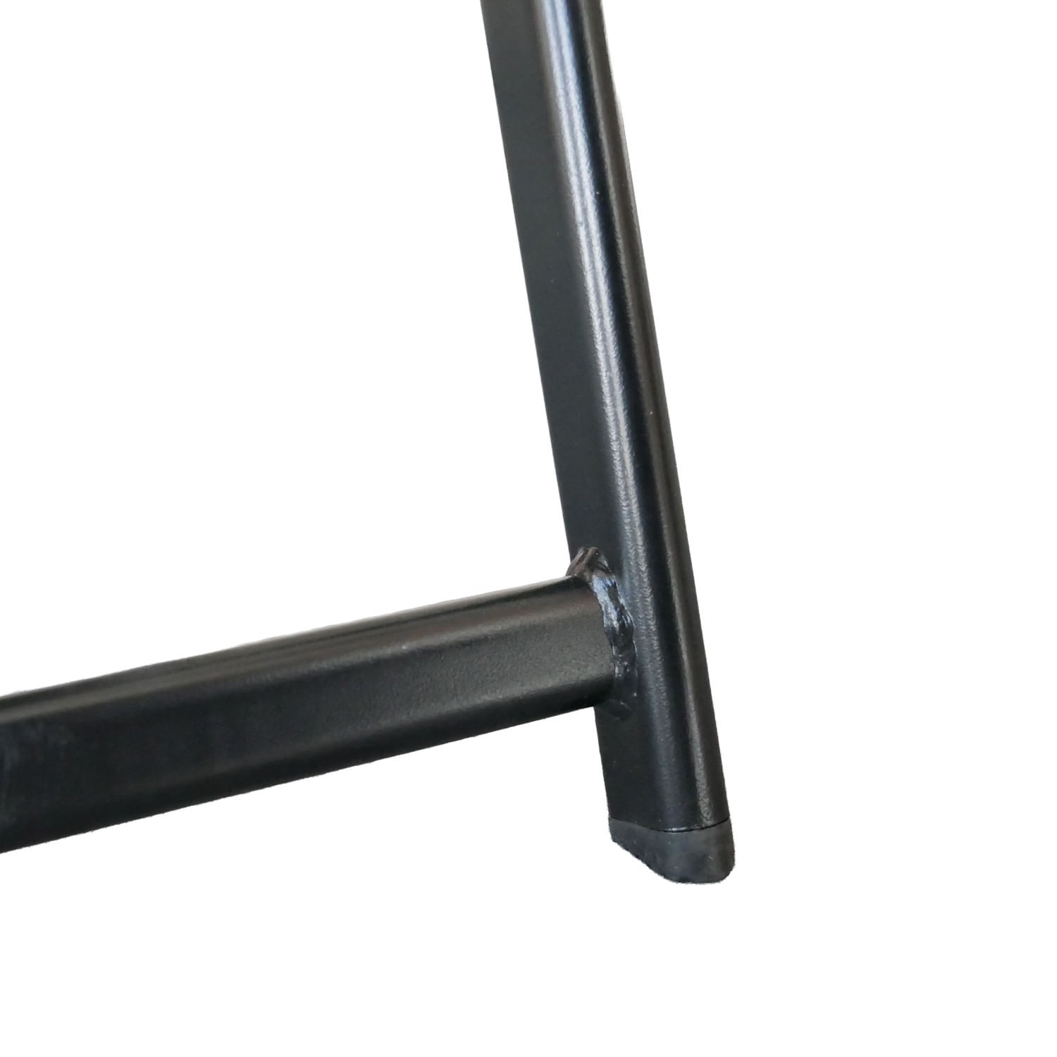 Scaun gradina pliabil cu cadru metalic si sezut PP, maxim 110 kg, 63x55x90 cm, negru — imaginea 9