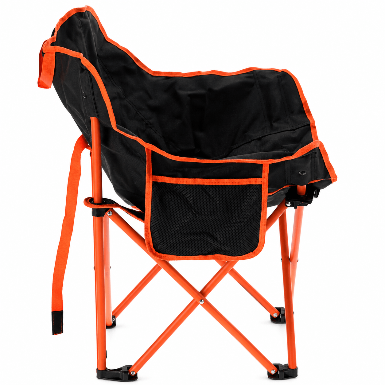 Set camping pliabil masa si 2 scaune, cadru otel, material Oxford 600D, 55x47x66 cm, negru — imaginea 6