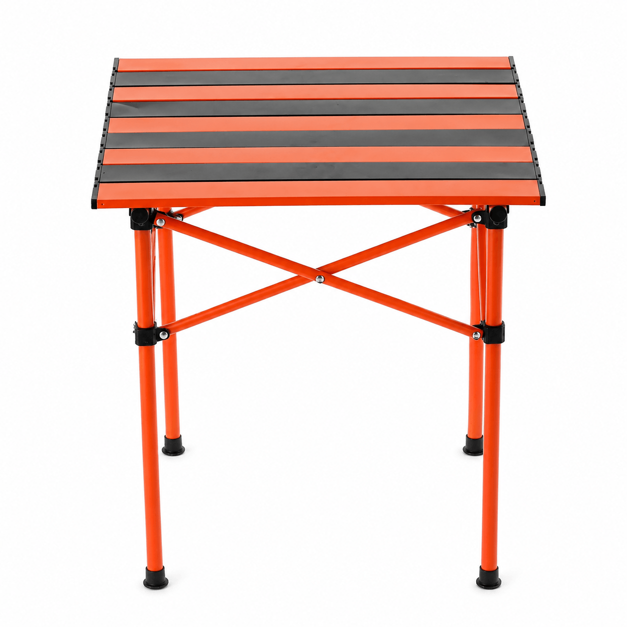 Set camping pliabil masa si 2 scaune, cadru otel, material Oxford 600D, 55x47x66 cm, negru — imaginea 8