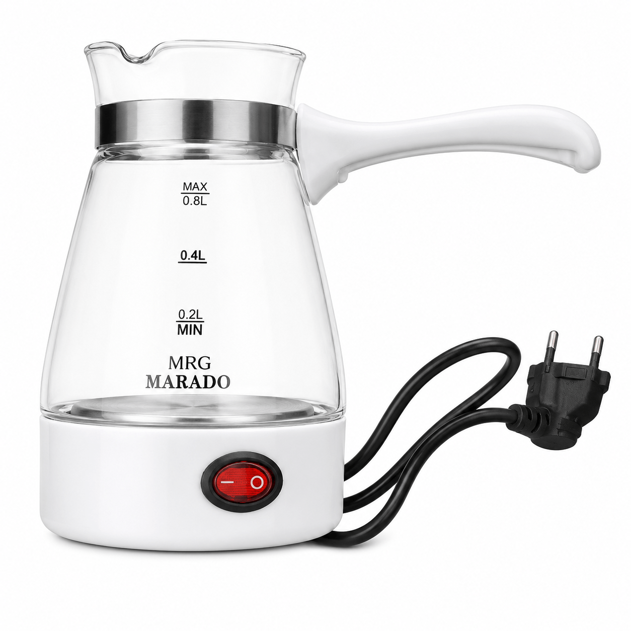Fierbator Apa MRG MMA1634, Sticla 0.8L, 600W, Protectie Supraincalzire