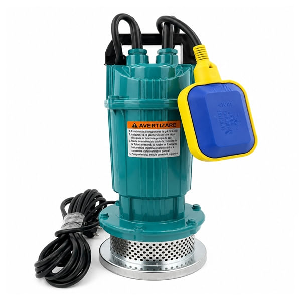 Pompa Apa Curata Submersibila DEPOX®, Fonta, cu Plutitor Automat, 750 W, Refulare 32 m, Absorbtie 28 m, Debit 1.5 m³/h, Racord 1", 220 V — imaginea 4