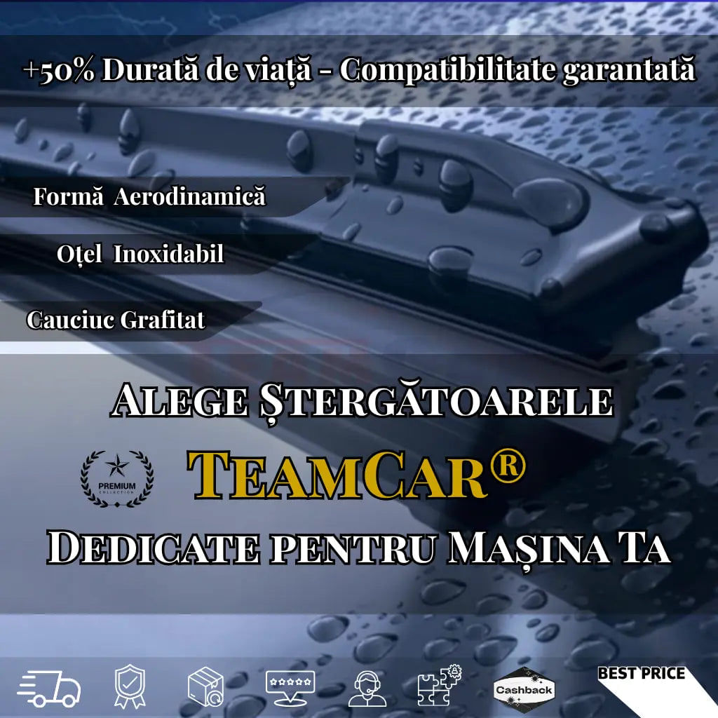 Stergatoare Mercedes-Benz Clasa B W245 2005-2011 | Set Fata Flat – TeamCar®