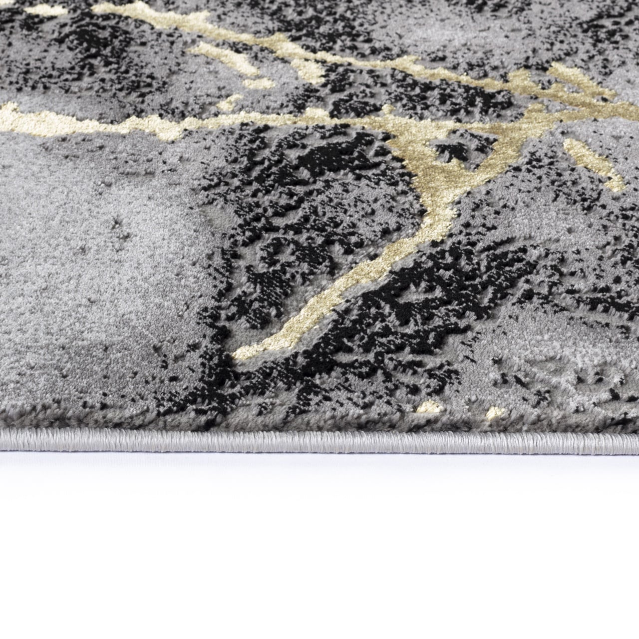 Covor Modern Living , Dormitor Dreptunghiular Marmara D636R Gri Gold