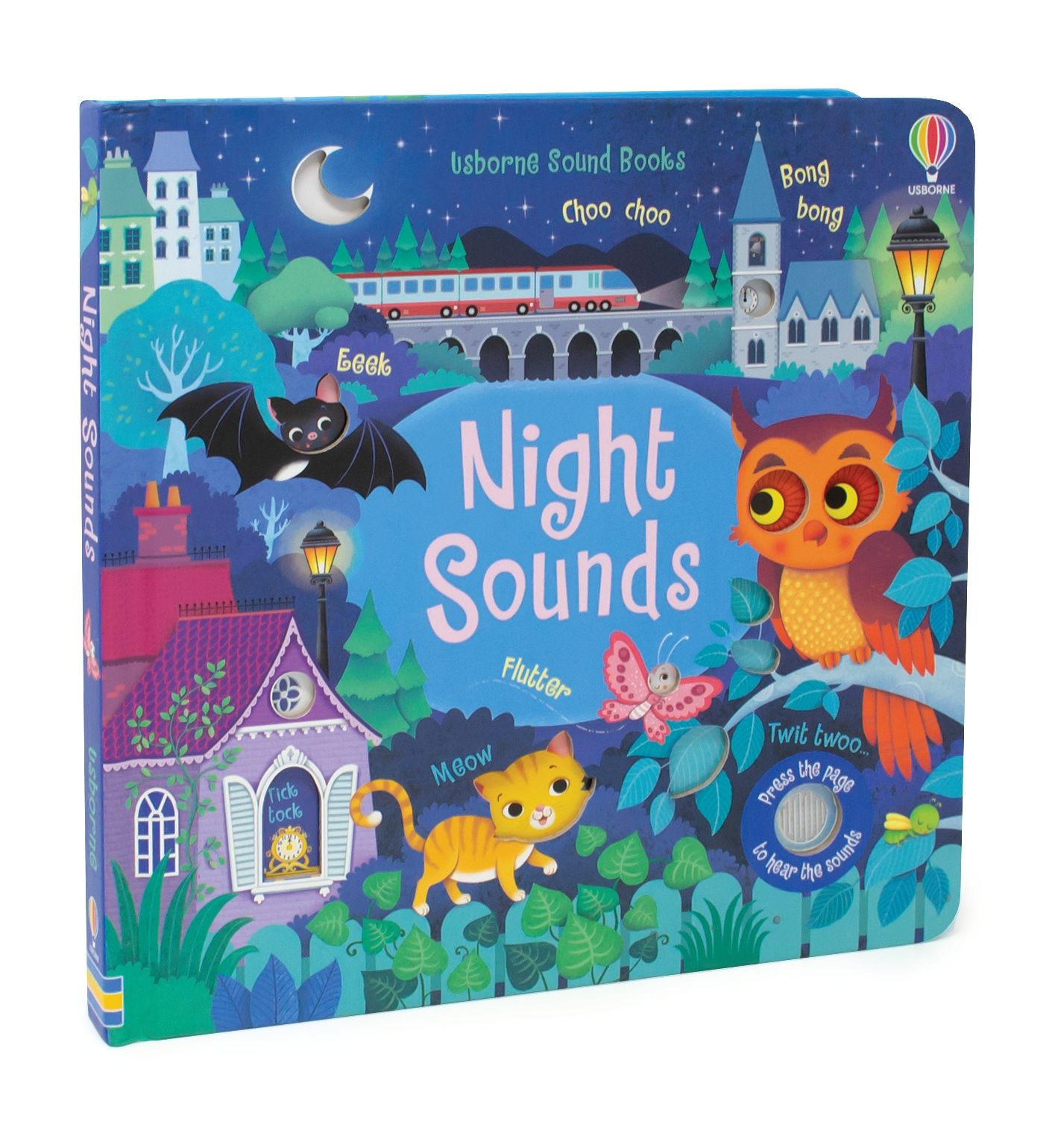 Night Sounds – Carte cu sunete pentru copii 3+ ani, Usborne