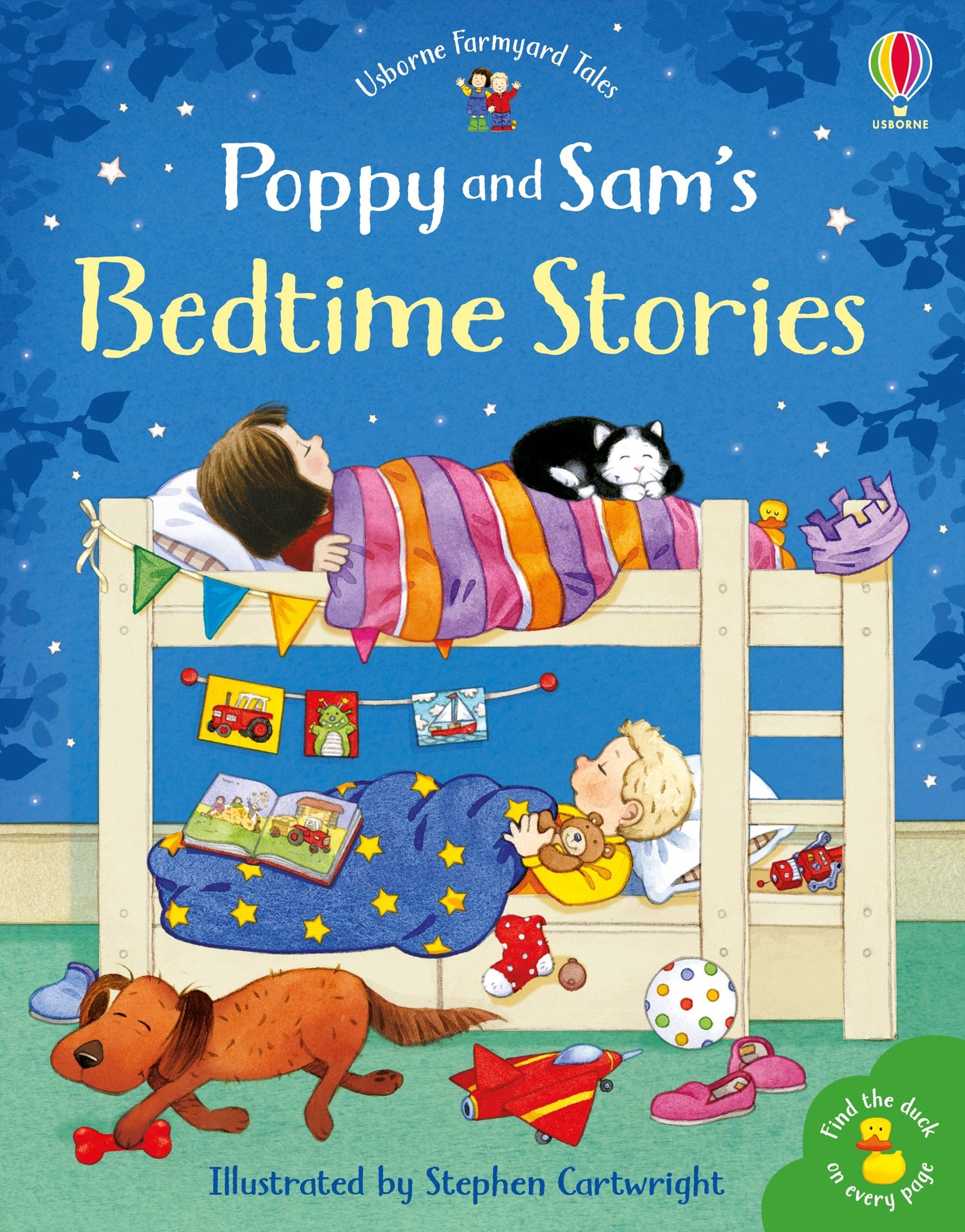 Poppy and Sam's Bedtime Stories – Carte pentru copii 2+ ani, Usborne
